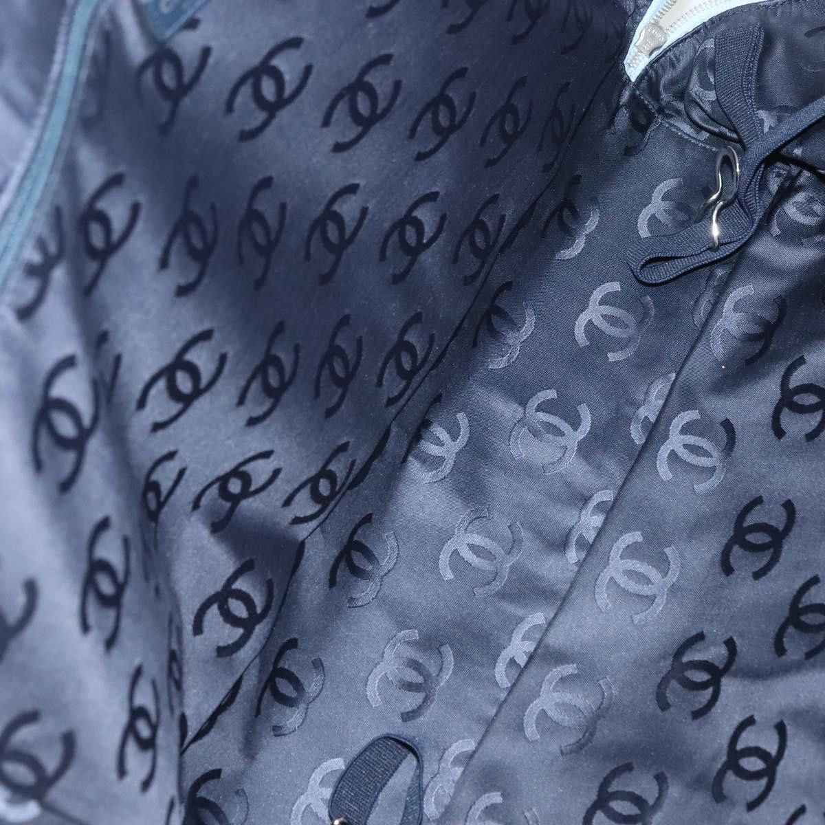 Chanel CHANEL Hand Bag Denim Light Blue Silver CC Size ONE SIZE - 10 Thumbnail