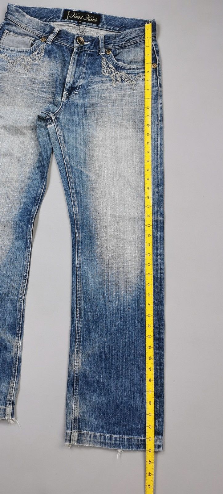 Vintage Vintage Karl Kani Embellish Denim Jeans Size US 34 / EU 50 - 14 Thumbnail