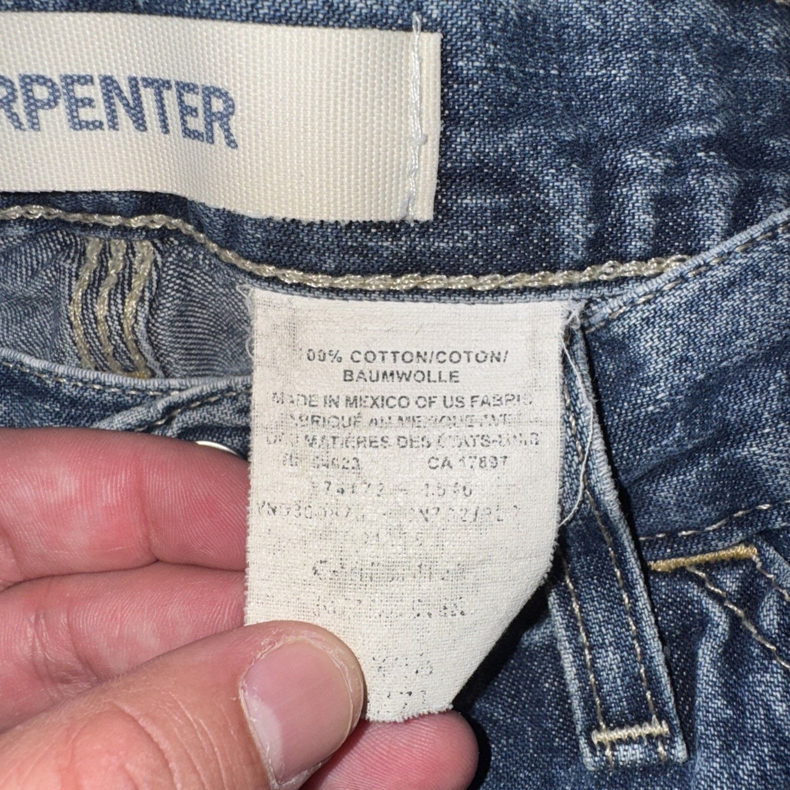 Gap × Vintage Vintage Y2K GAP Carpenter Pants Blue 30x27 Size US 30 / EU 46 - 6 Thumbnail