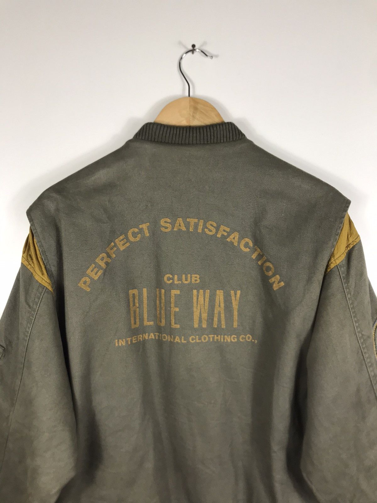 Blue Blue Japan × Japanese Brand ⚡️Vintage Blue Way Clothing.Co Bomber Jacket Size US S / EU 44-46 / 1 - 16 Thumbnail