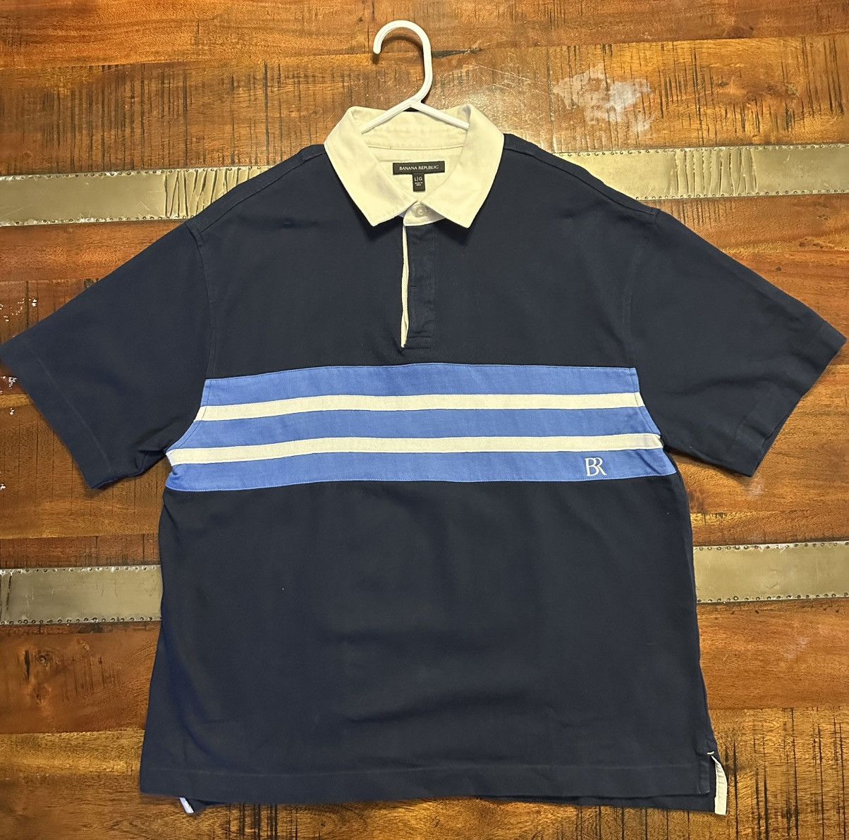 Banana Republic Banana Republic Navy Polo shirt Size US L / EU 52-54 / 3 - 1 Thumbnail