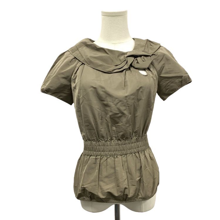 Louis Vuitton Louis Vuitton Brown Silk Blend Blouse Size 36 Size XS / US 0-2 / IT 36-38 - 1 Thumbnail