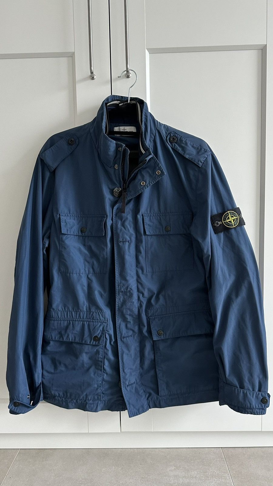 image of Stone Island Micro Reps in Navy, Men's (Size XL)