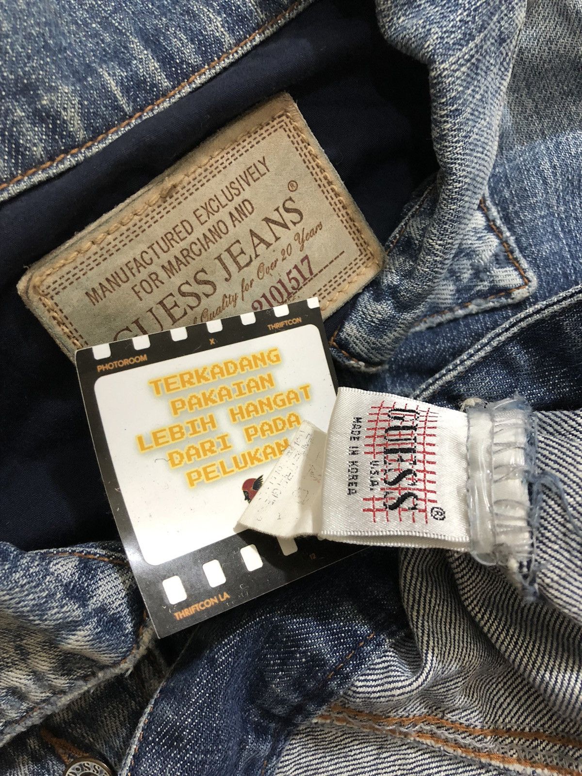 Beauty Beast × Designer × Guess 🖤BLACK FRIDAY🖤 GUESS JEANS VEST JACKET Size XS / US 0-2 / IT 36-38 - 5 Thumbnail