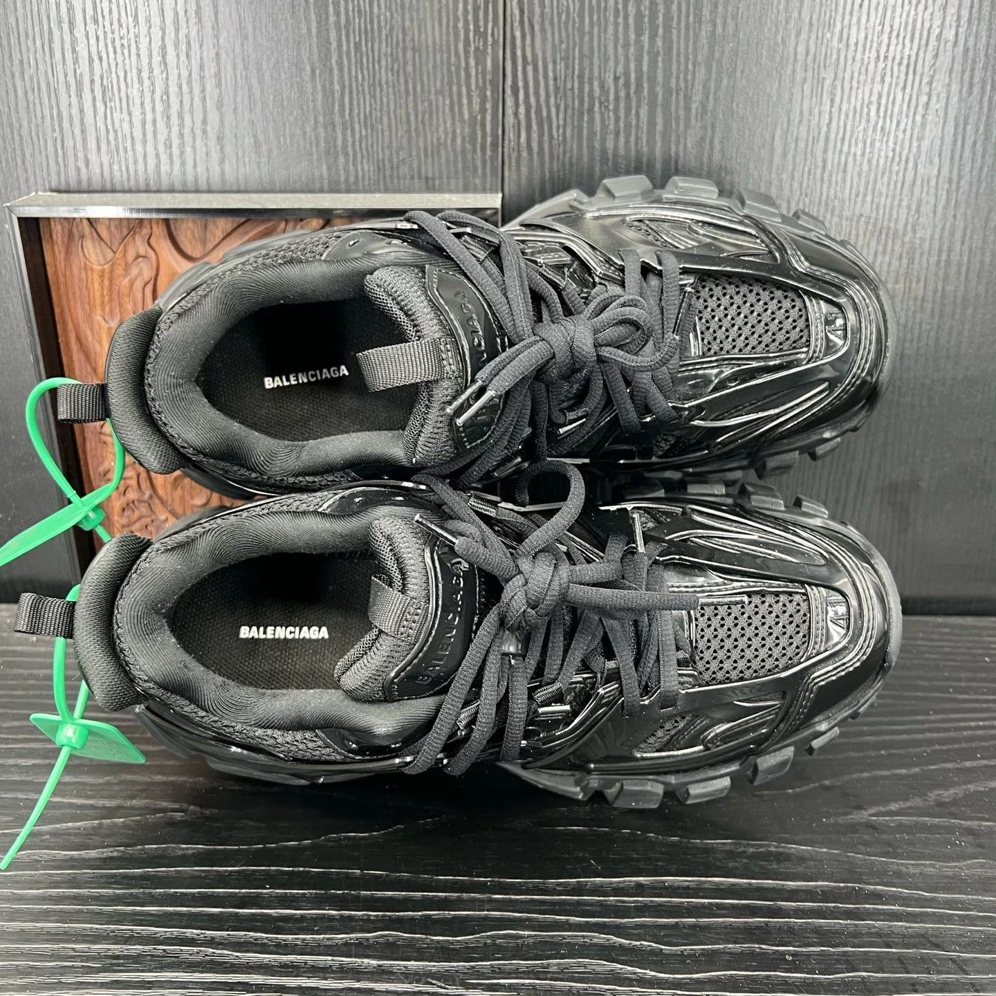 Balenciaga Balenciaga Track Black Leather 41 Size US 8 / EU 41 - 7 Thumbnail