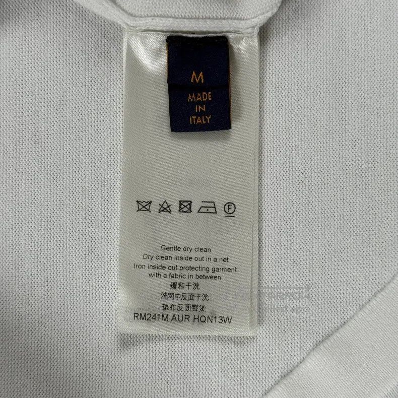 Louis Vuitton Louis Vuitton 24 White Large Logo Ice Knit Short Sleeves Size US M / EU 48-50 / 2 - 4 Thumbnail