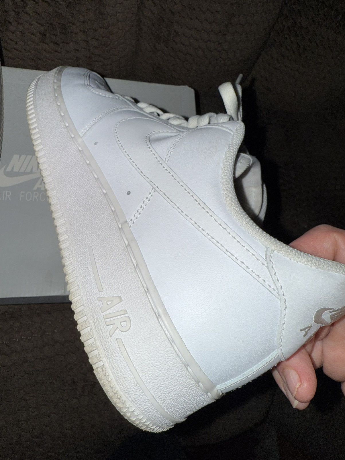 Nike Nike Air Force 1 ‘07 Low, White AF1, size 10, EXC in OG Box! Size US 10 / EU 43 - 11 Thumbnail