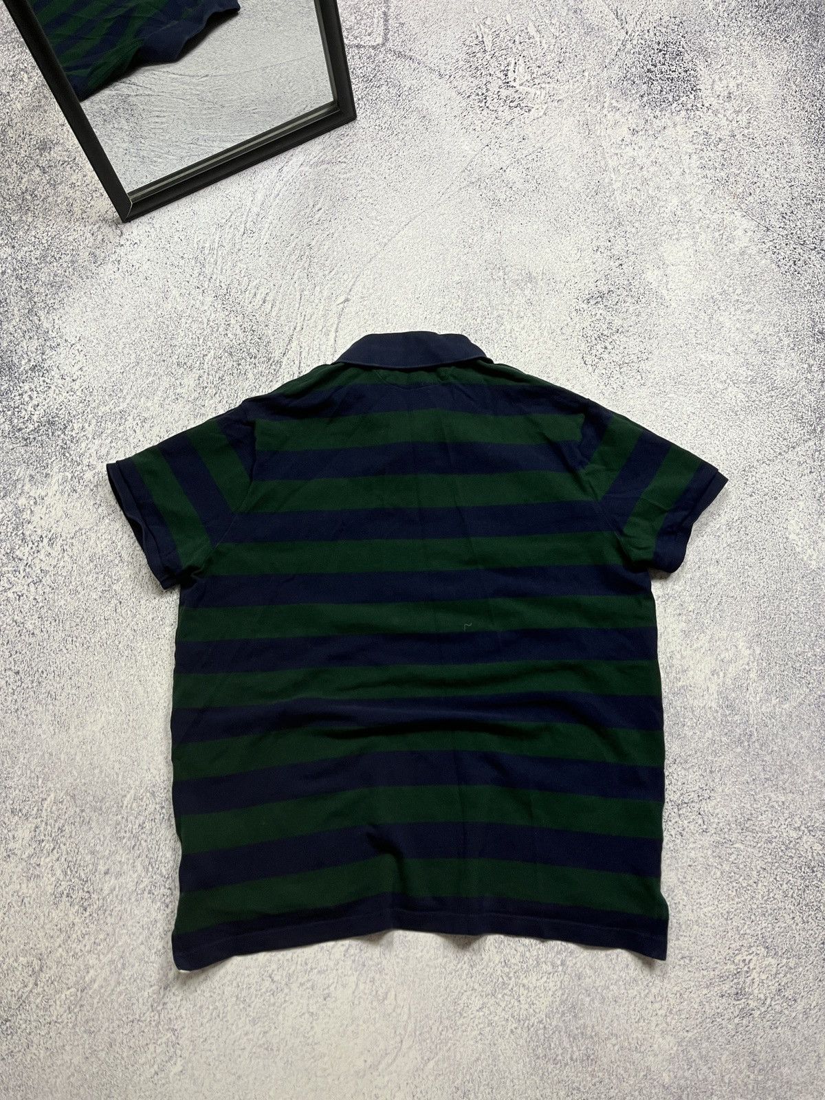 Polo Ralph Lauren × Ralph Lauren Polo Ralph Lauren Striped Rugby Polo Shirt RLPC Big Logo Y2K Size US L / EU 52-54 / 3 - 7 Thumbnail
