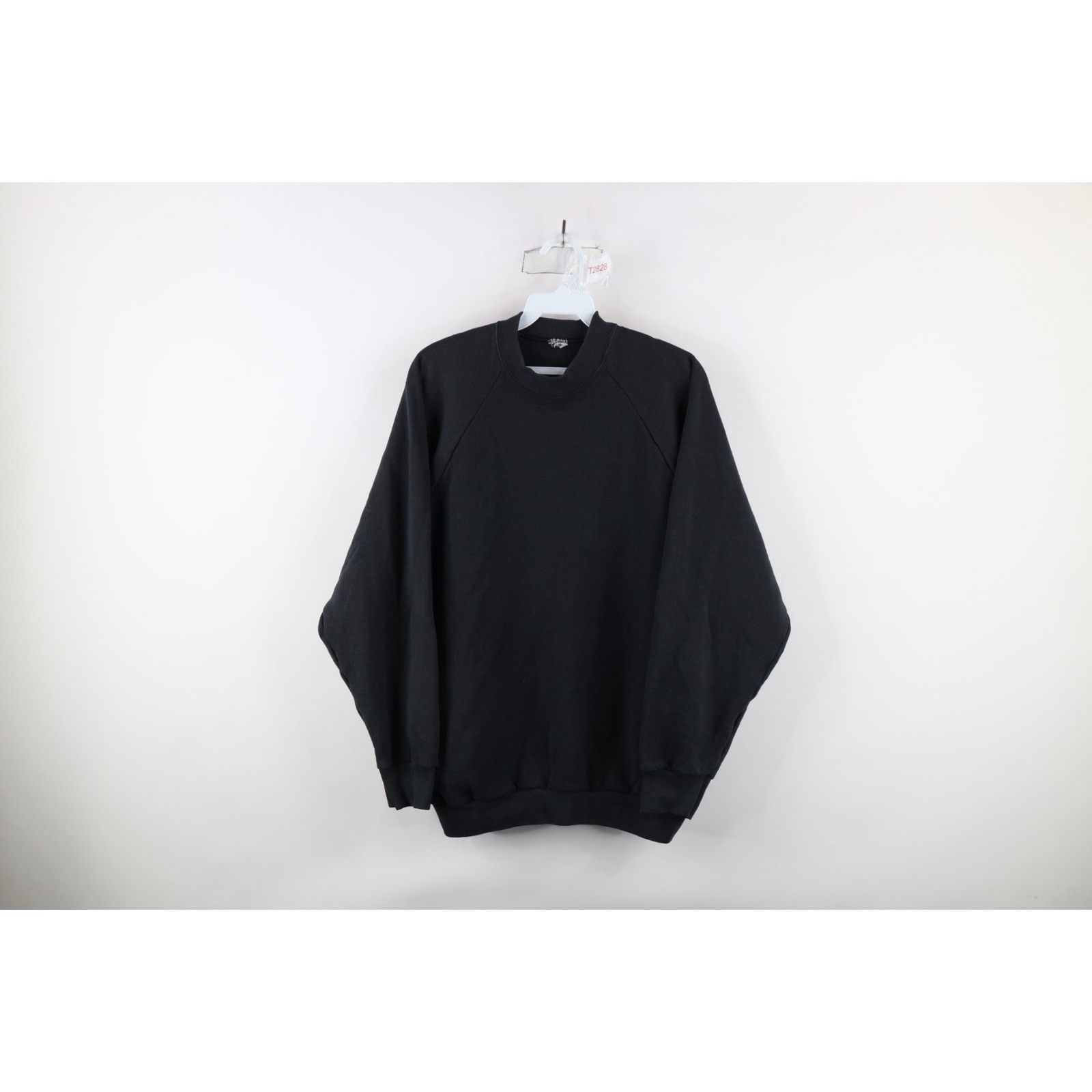 Vintage Vintage 90s Streetwear Faded Blank Crewneck Sweatshirt Size US L / EU 52-54 / 3 - 1 Thumbnail
