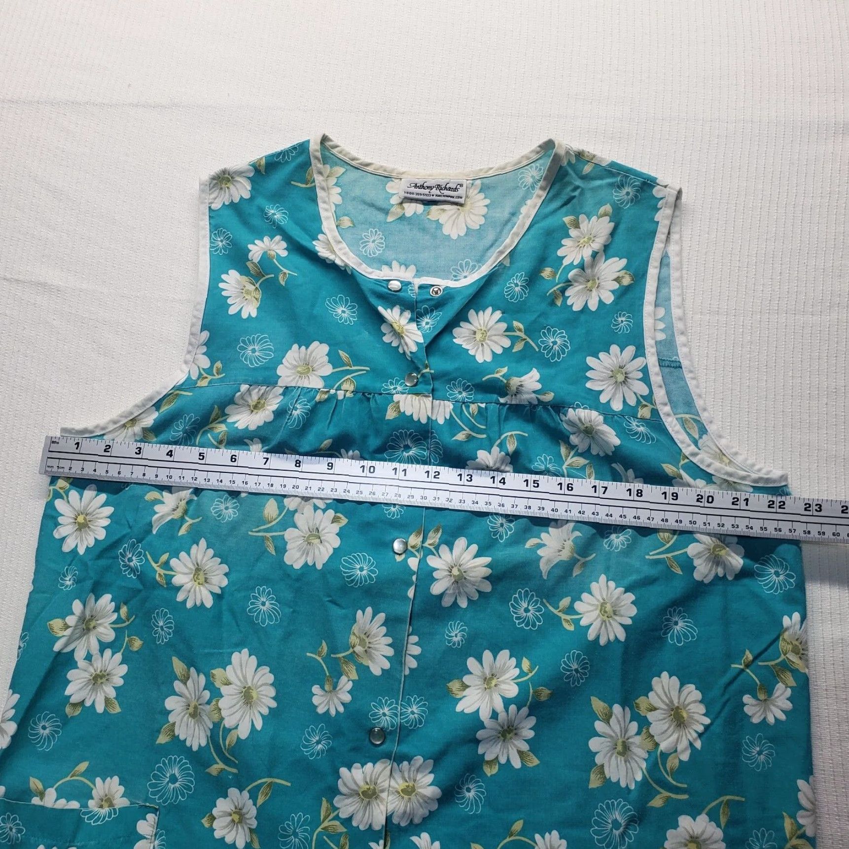 Vintage Anthony Richardson Floral Top Shirt Scrub Top Women's XL Snap Button Blouse Size XL / US 12-14 / IT 48-50 - 7 Thumbnail