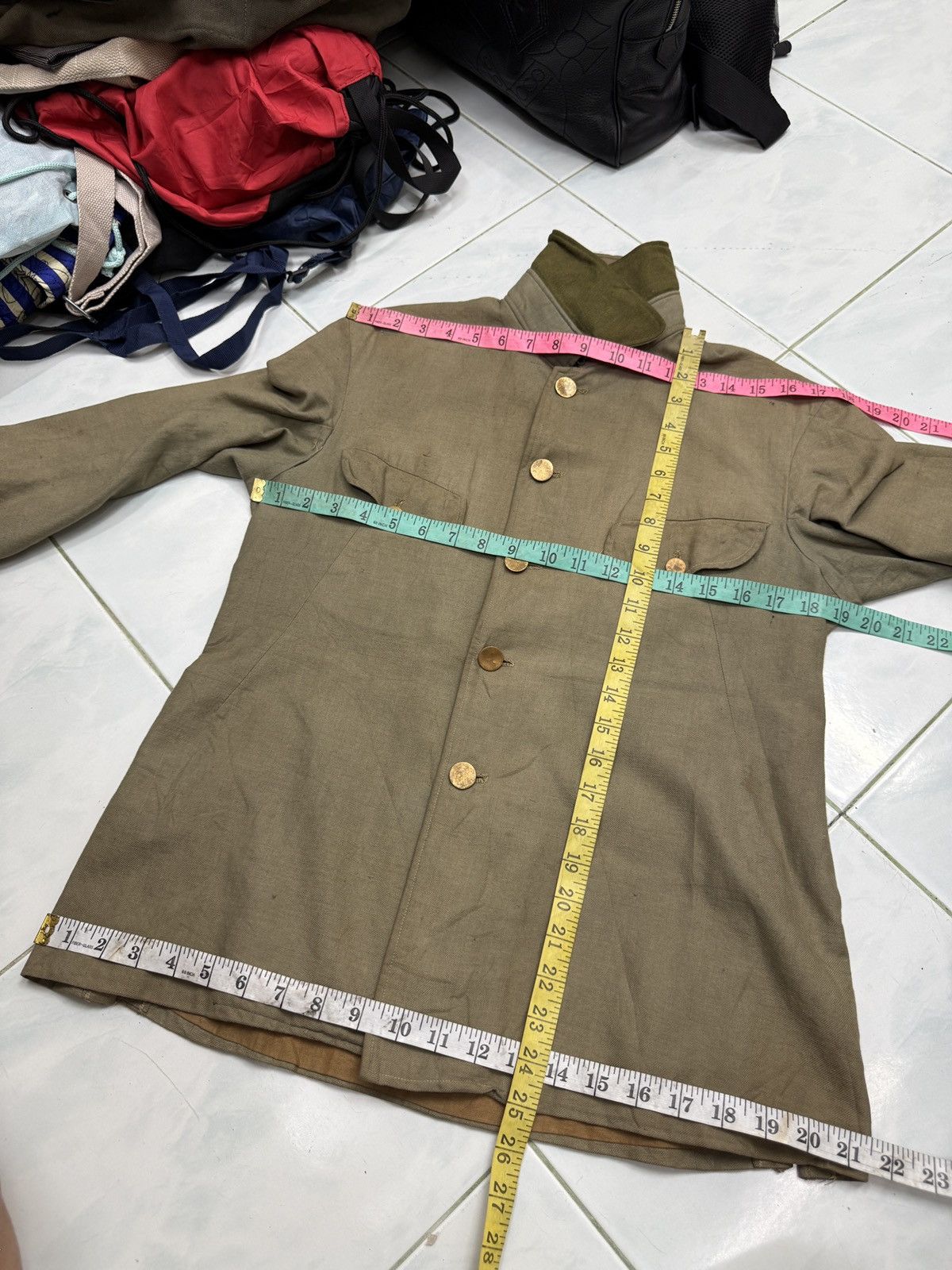 Vintage 💥💥🔥STEALS VTG 40’s JAPANESE MILITARY JACKET Size US S / EU 44-46 / 1 - 16 Thumbnail