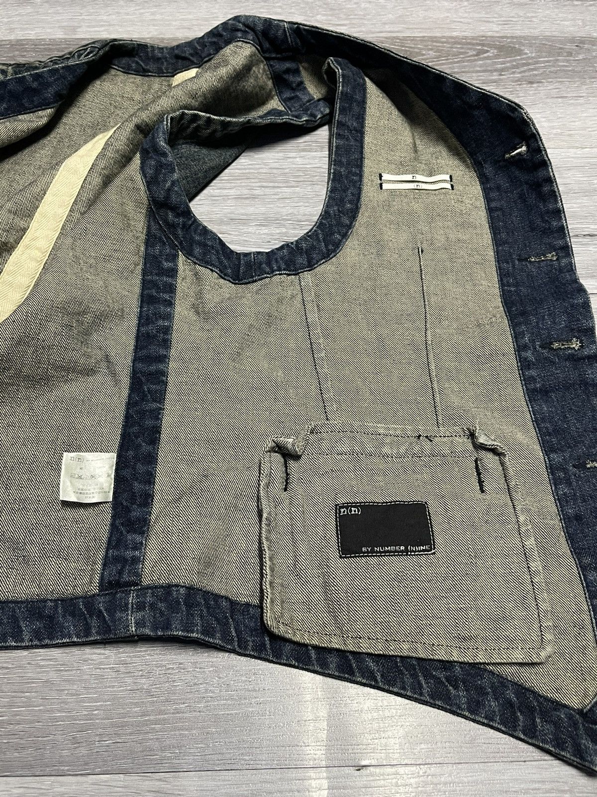 Japanese Brand × Number (N)ine Number Nine Denim Vest Size US S / EU 44-46 / 1 - 6 Thumbnail