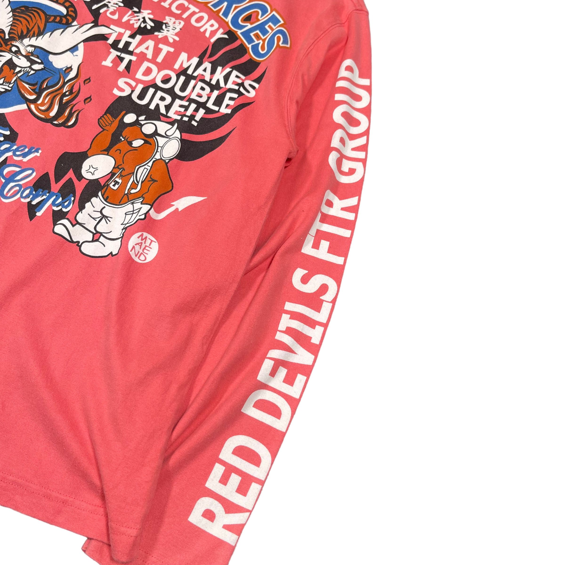 Tedman × Toyo Enterprises Ted Company Red Devils Angry Teddy Sukajan Shirt Size US M / EU 48-50 / 2 - 6 Thumbnail