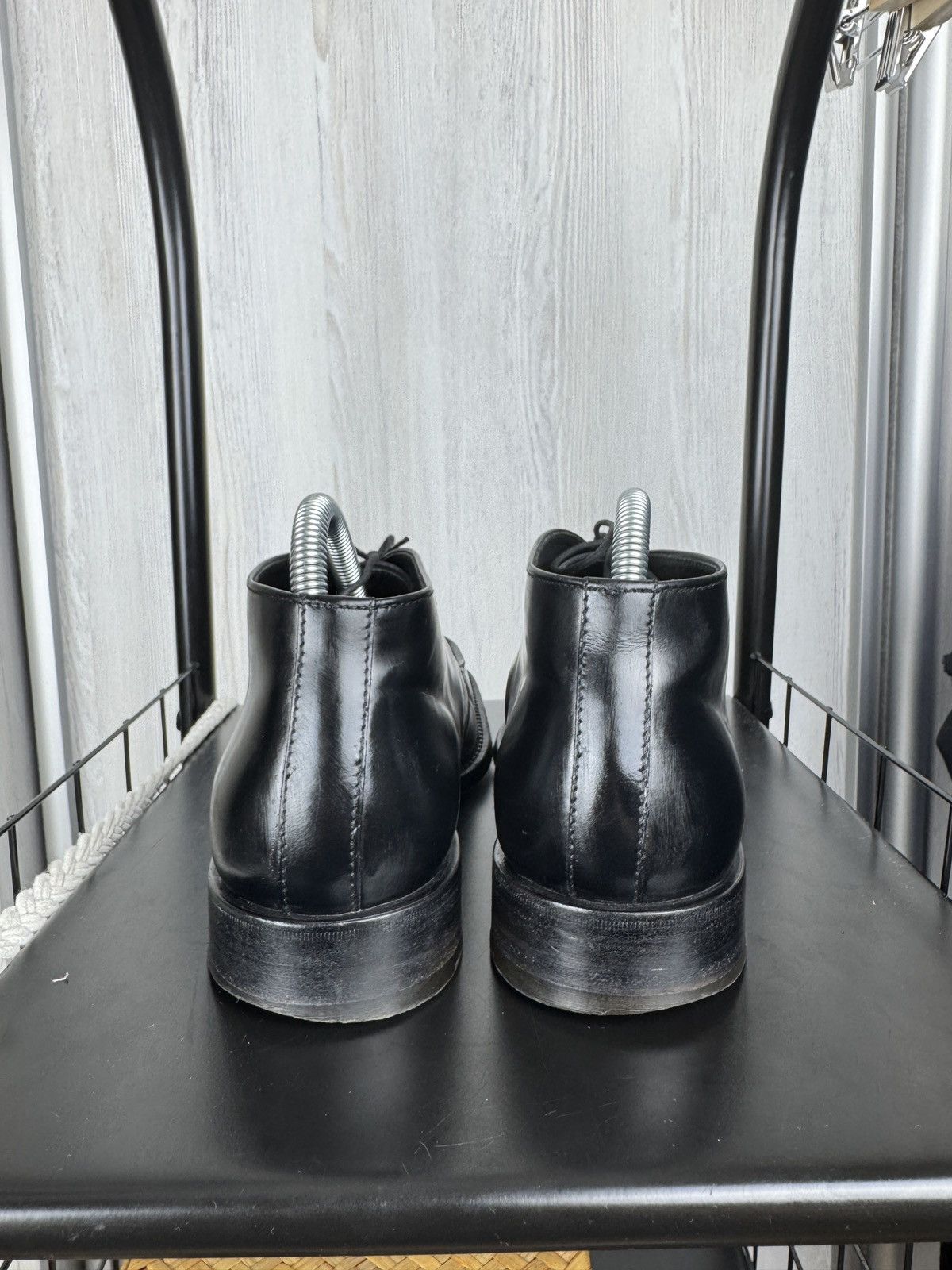 Premiata Premiata black leather boots avant garde made in Italy Size US 7 / EU 40 - 10 Thumbnail