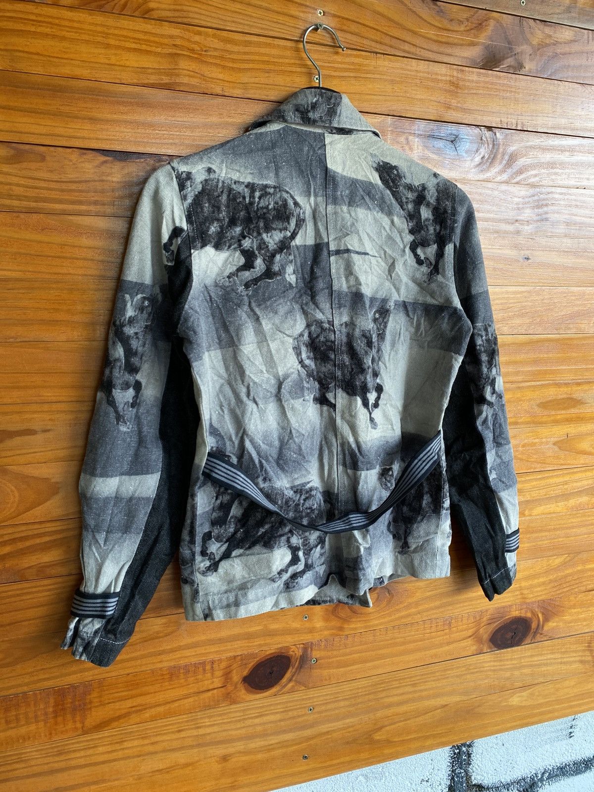 Japanese Brand Coromo by Deco Sugai Hemp Blend Printed – Japanese Artwear Size S / US 4 / IT 40 - 14 Thumbnail
