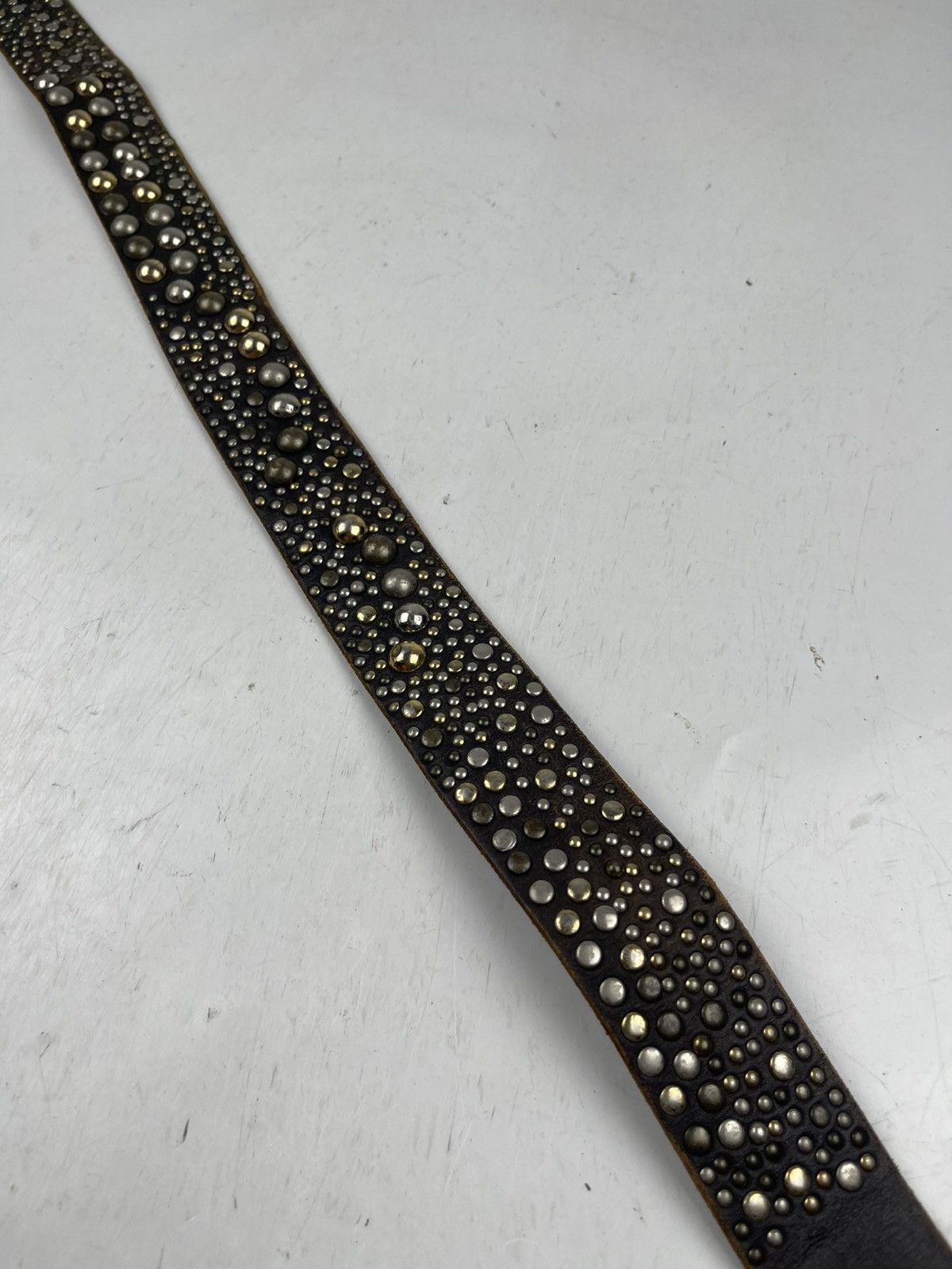 Seditionaries punk style studded leather belt tc49 Size 30 - 4 Thumbnail