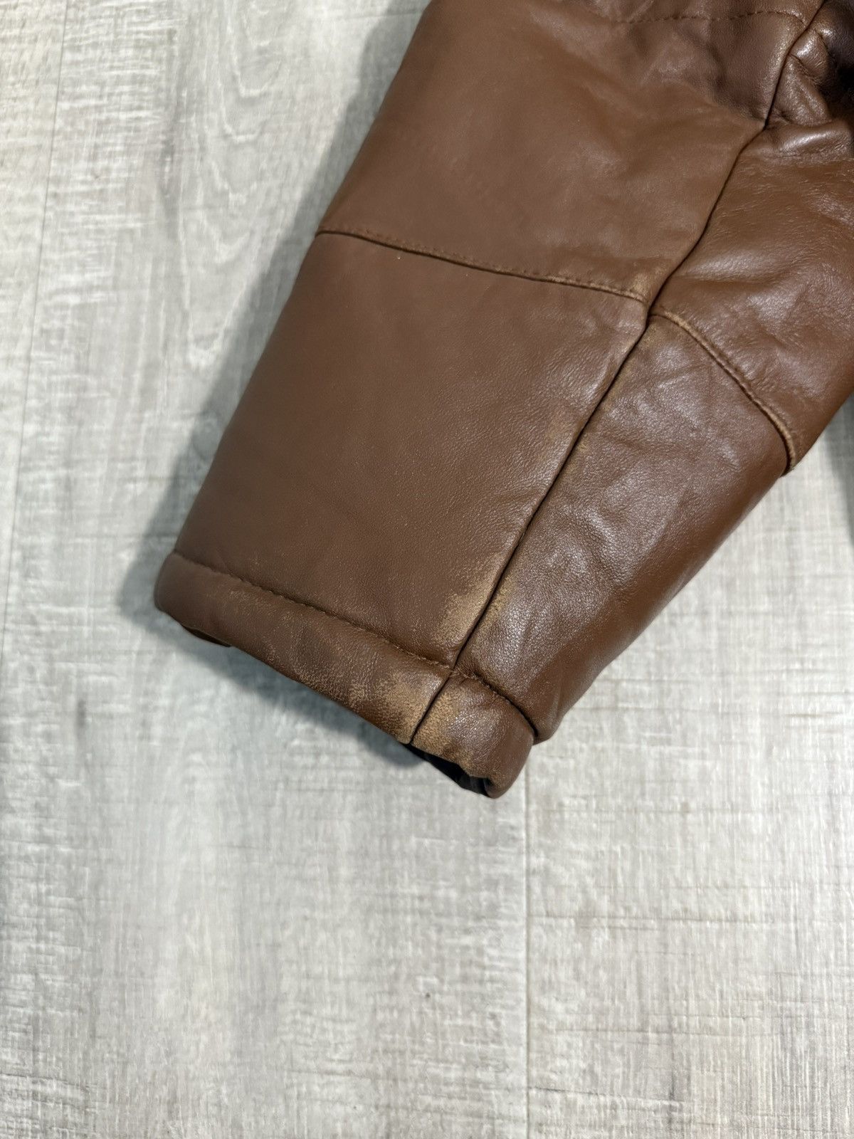Avirex Avirex usa leather puffer goose down jacket Size US M / EU 48-50 / 2 - 13 Thumbnail