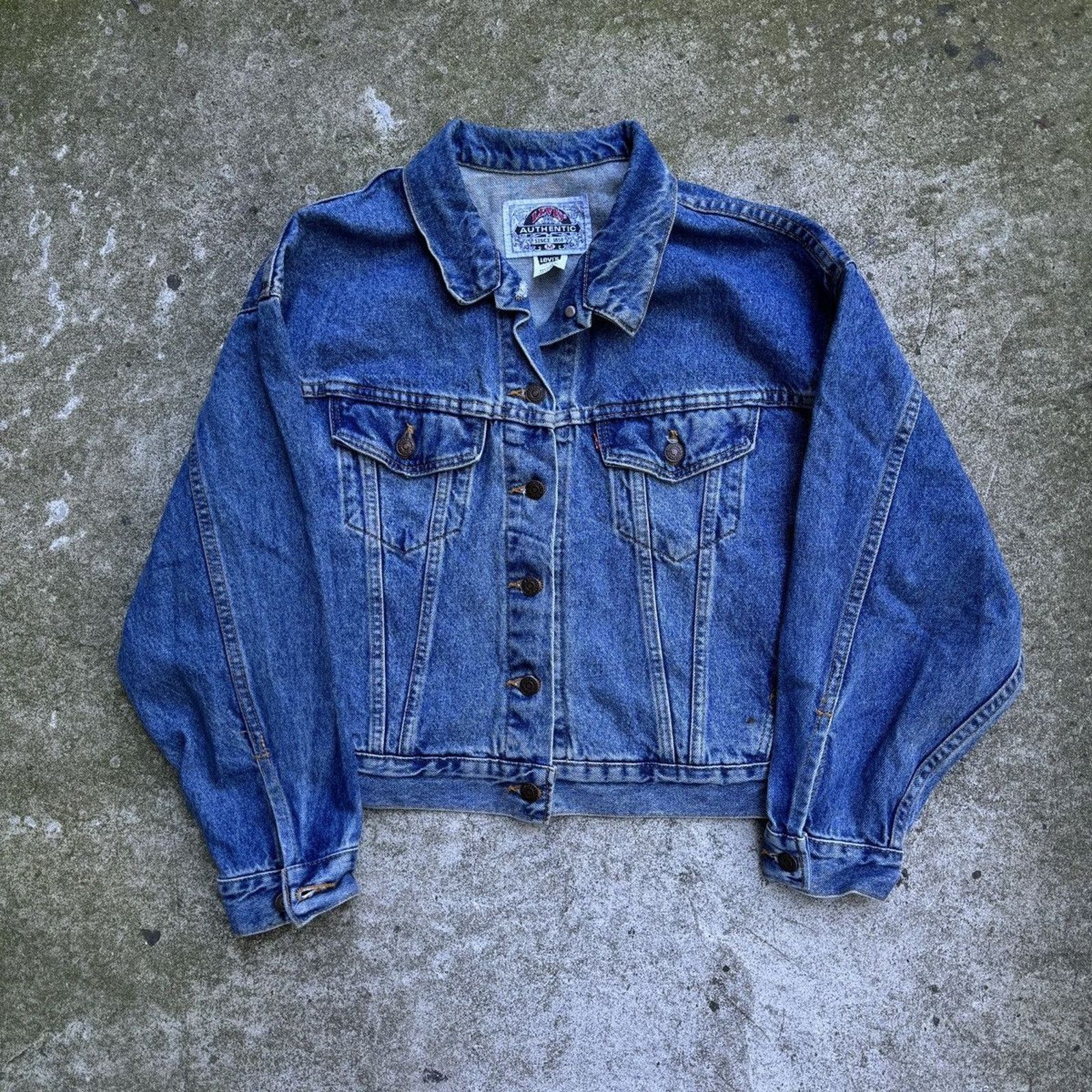 Levi's 80s Levi's Western Trucker Jacket USA ERD Grunge Light Wash Size US M / EU 48-50 / 2 - 1 Thumbnail