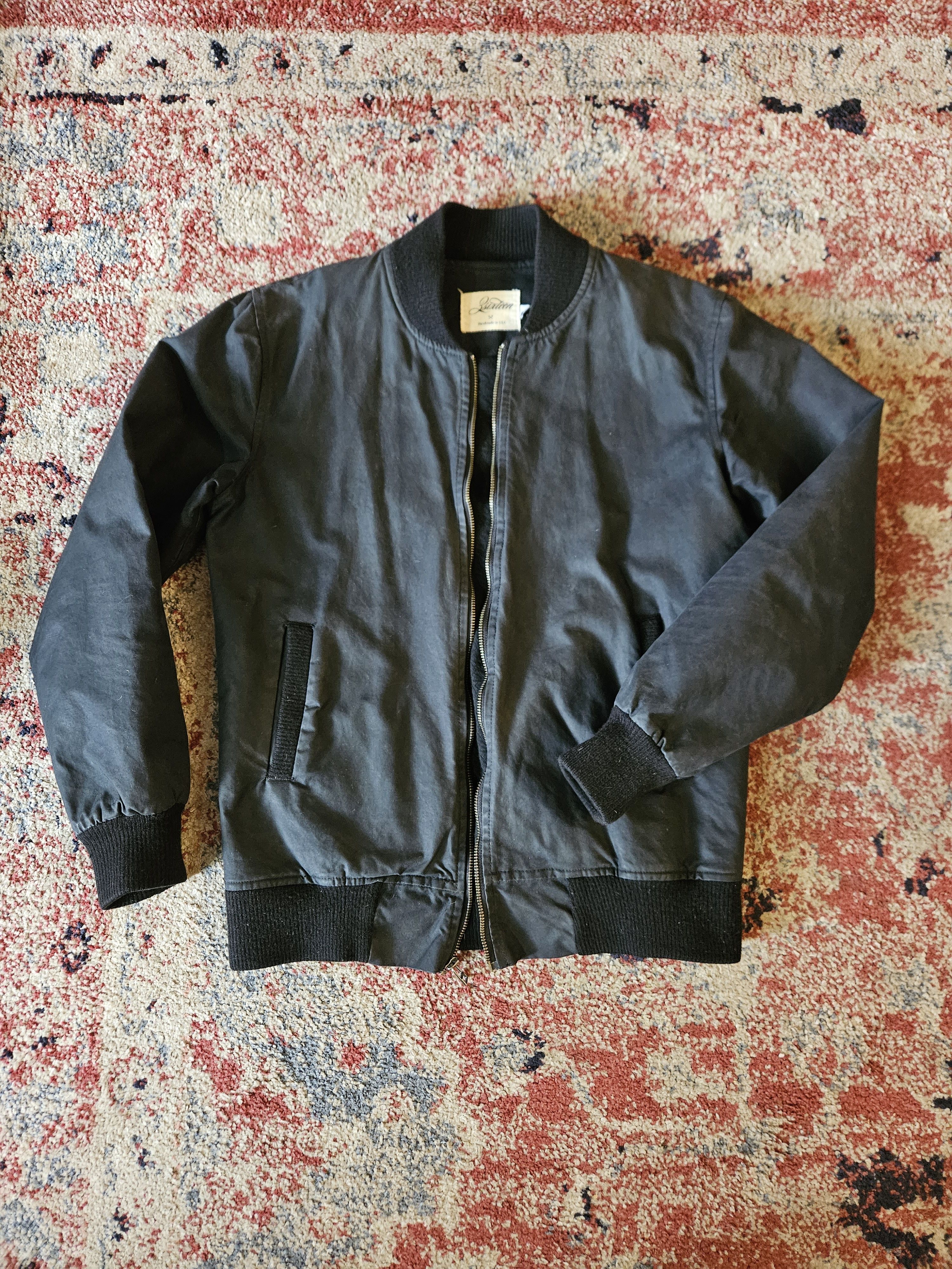 image of 3Sixteen Black Bomber, Men's (Size Small)