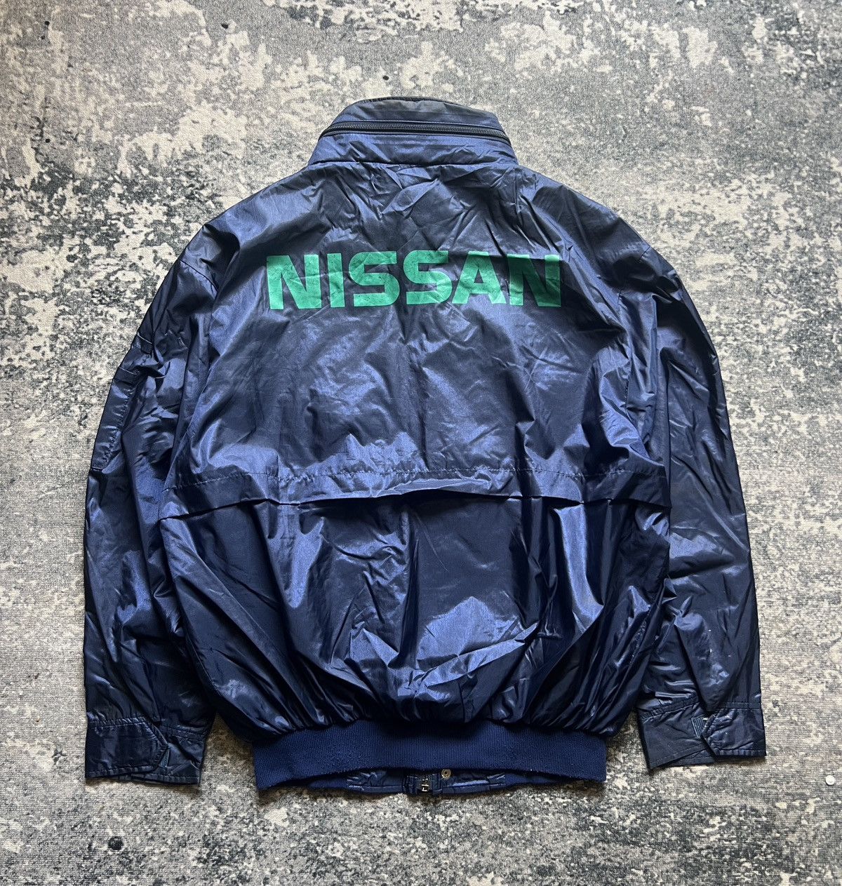 Nissan Vtg Nissan HiTEQ Racing Bomber Jacket Size US L / EU 52-54 / 3 - 1 Thumbnail
