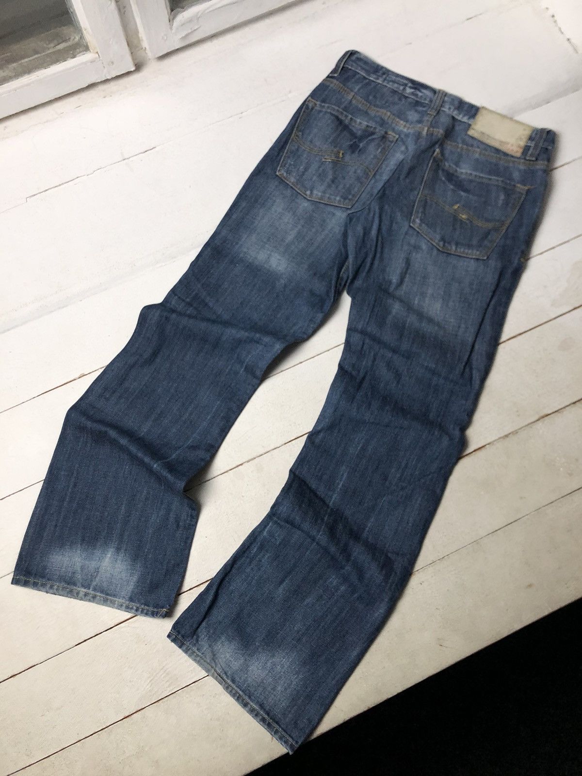 Jack & Jones Japanese Style Achieve Clothing Y2K Destroy Opium Bootcut Size US 32 / EU 48 - 2 Thumbnail