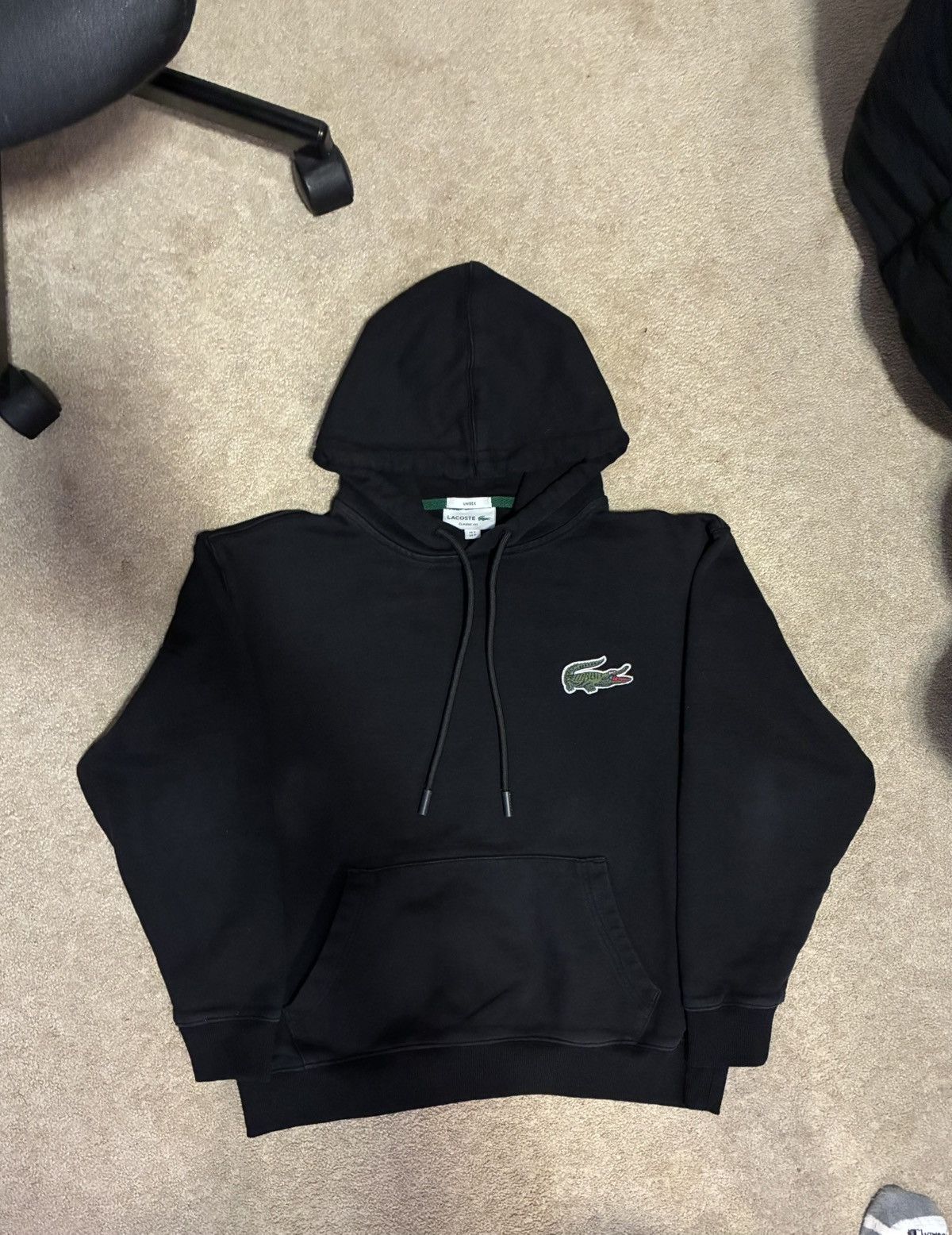 Lacoste Lacoste Mens Black Tracksuit with Croc Logo Size US S / EU 44-46 / 1 - 2 Thumbnail