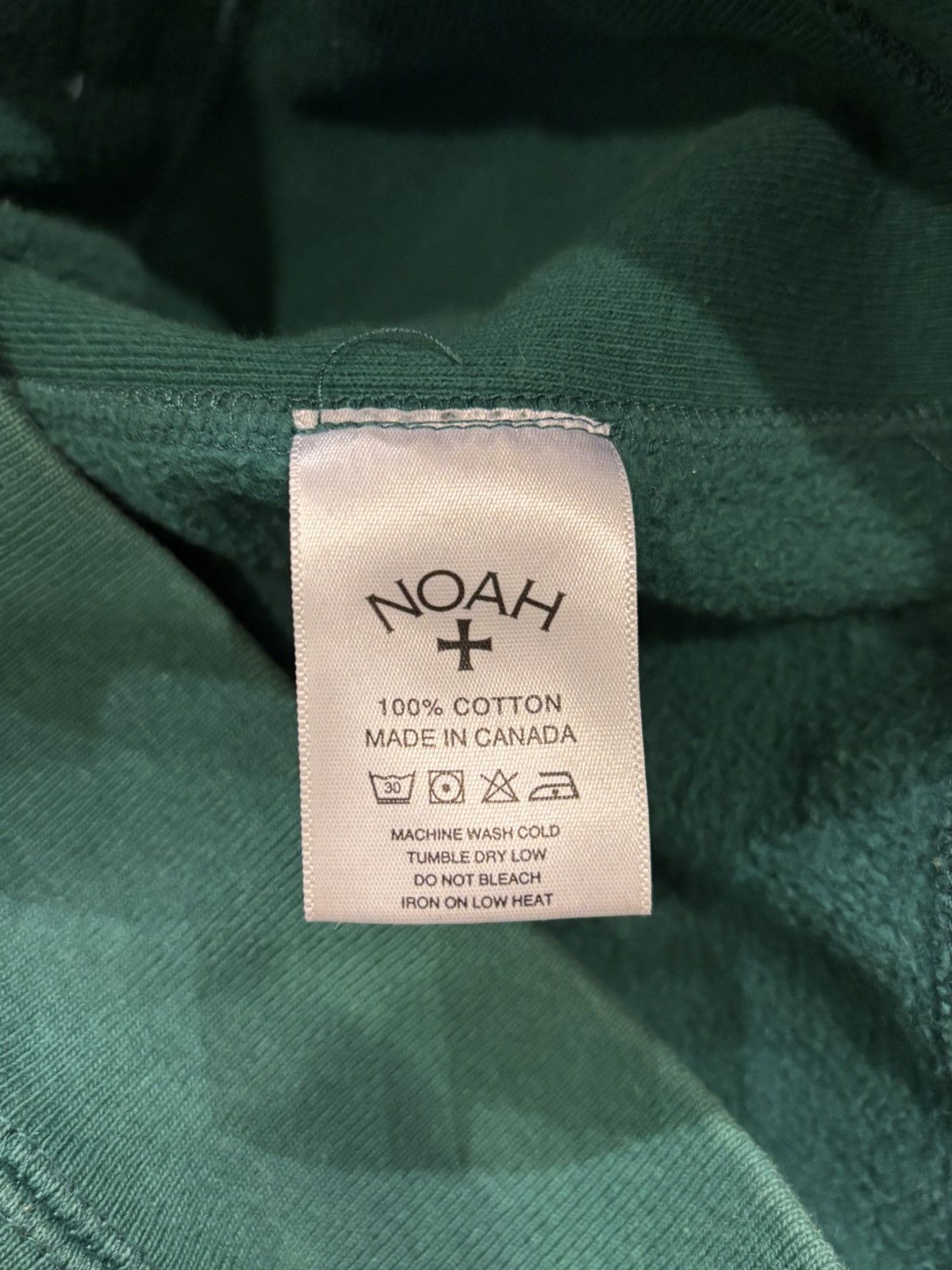 Noah Noah Core Logo Hoodie - Green Size US XS / EU 42 / 0 - 5 Thumbnail