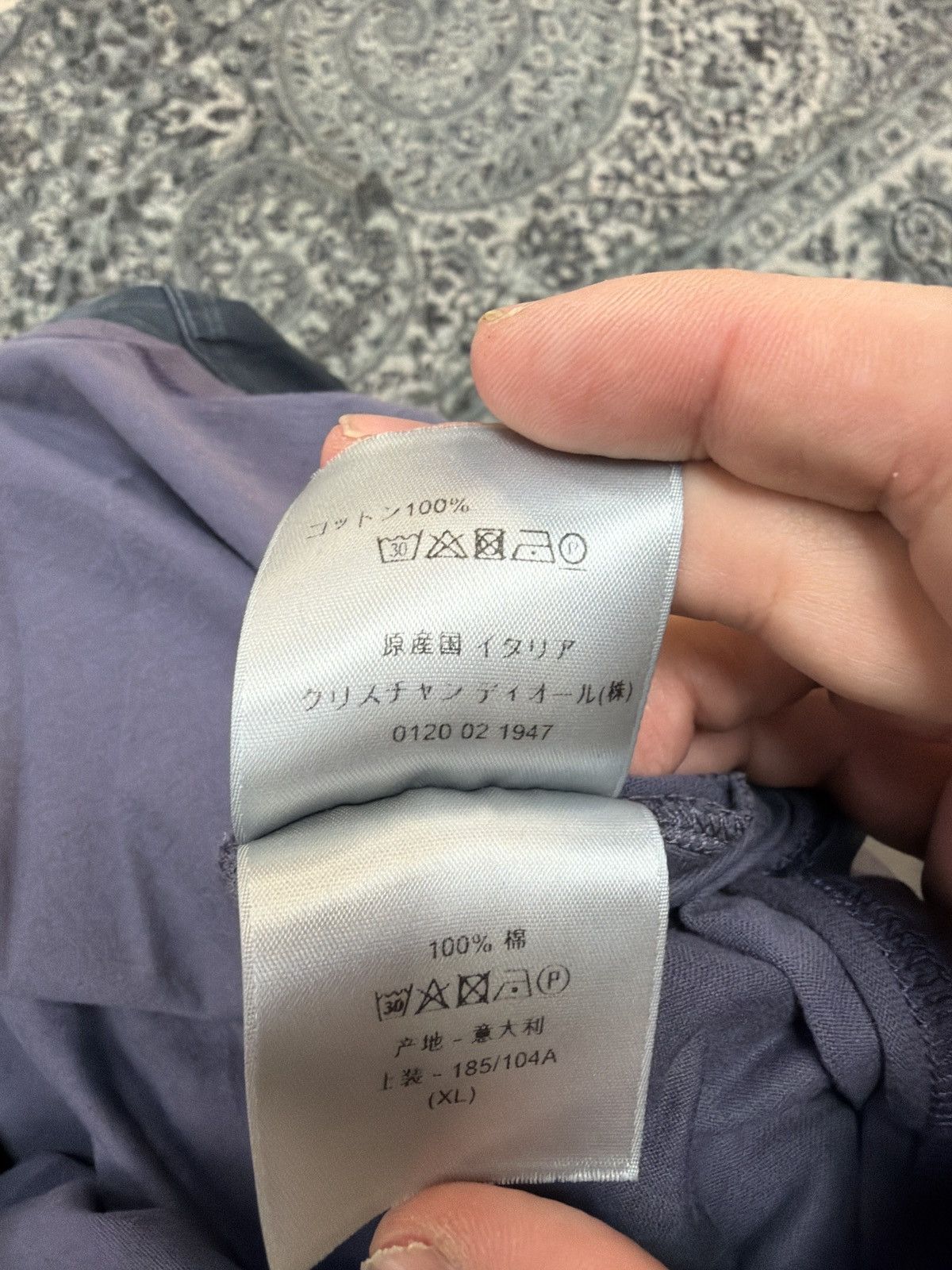 Dior Dior mini logo purple Size US XL / EU 56 / 4 - 4 Thumbnail