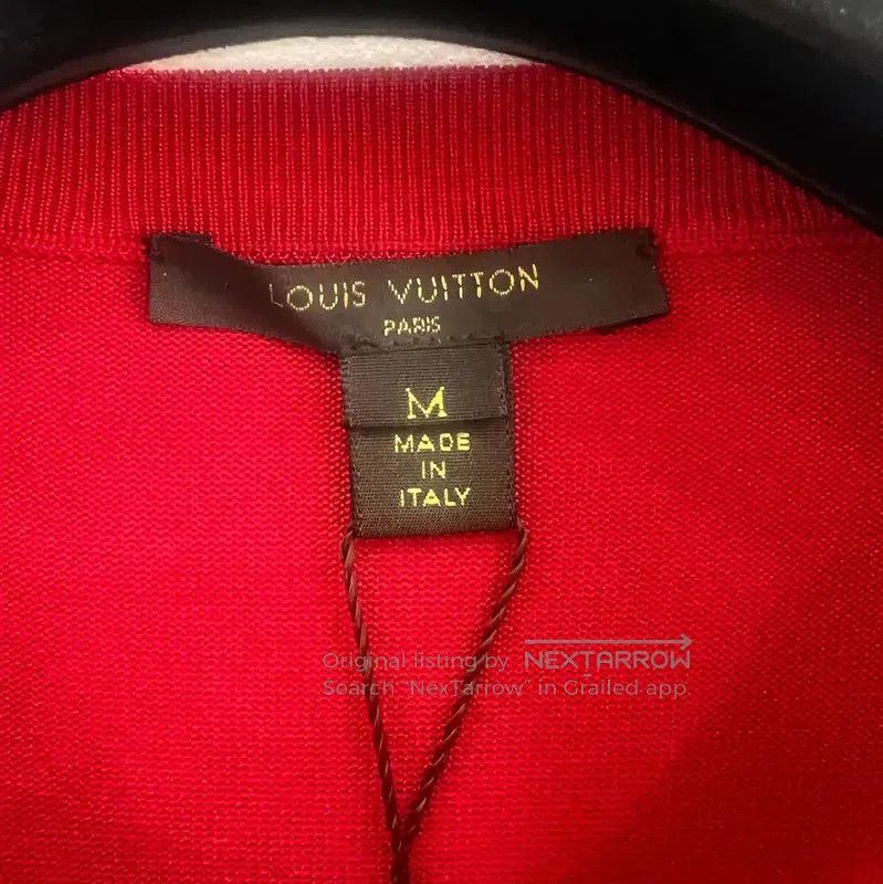 Louis Vuitton Louis Vuitton Red Silk Short Sleeve Dress . Size M / US 6-8 / IT 42-44 - 3 Thumbnail