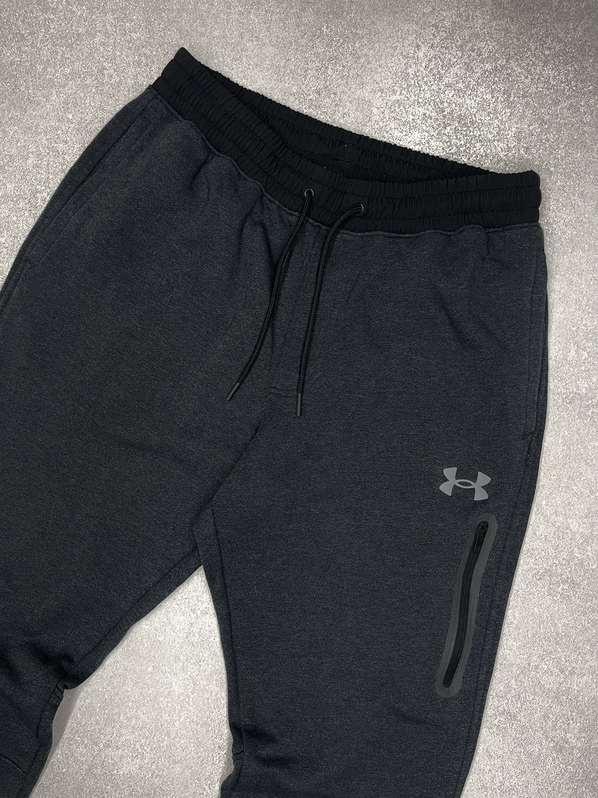 Under Armour Mens Under Armour Grey Sweatpants Size M Size US 32 / EU 48 - 3 Thumbnail