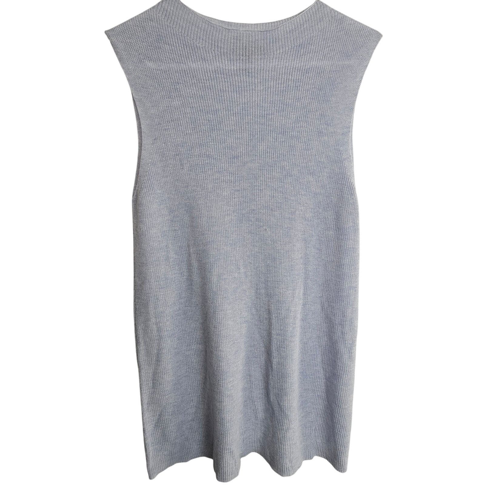 Eileen Fisher Eileen Fisher Womens Wool Blend Sweater Tank S Quiet Luxury Size S / US 4 / IT 40 - 1 Thumbnail