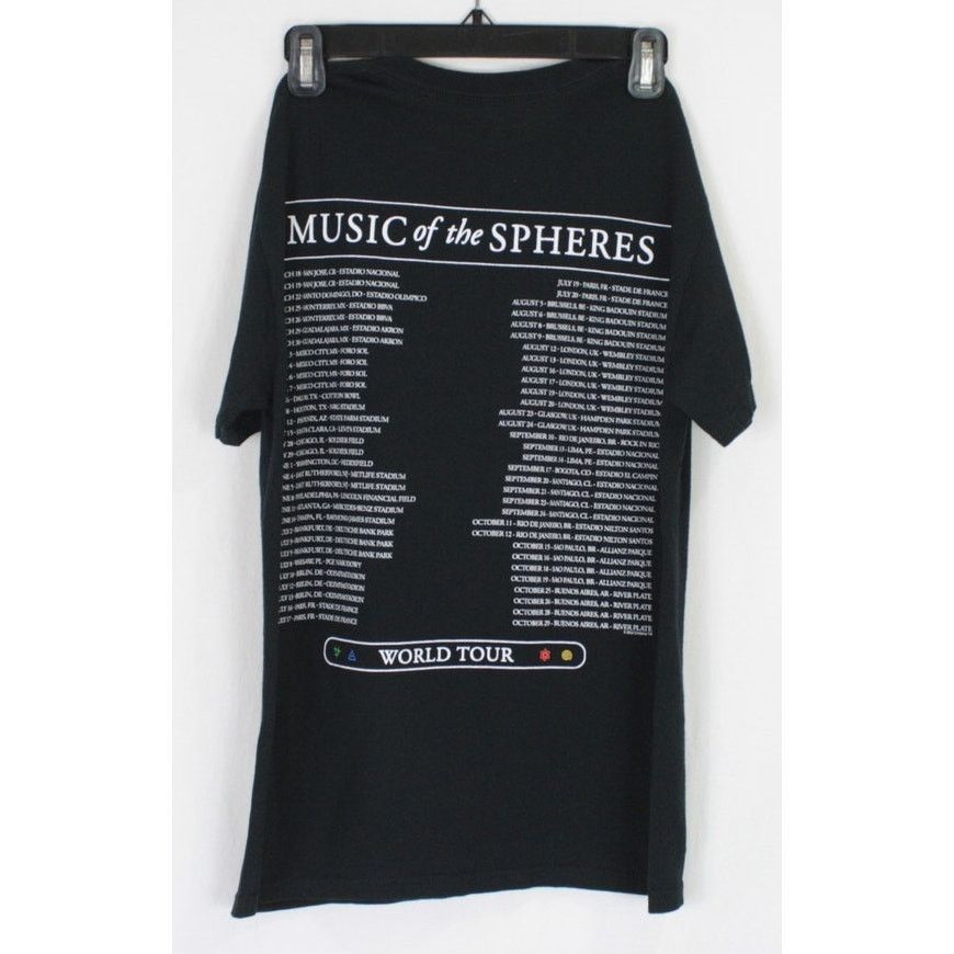 Band Tees Coldplay Music of the Spheres Official Tour Concert T-Shirt Size US S / EU 44-46 / 1 - 2 Thumbnail