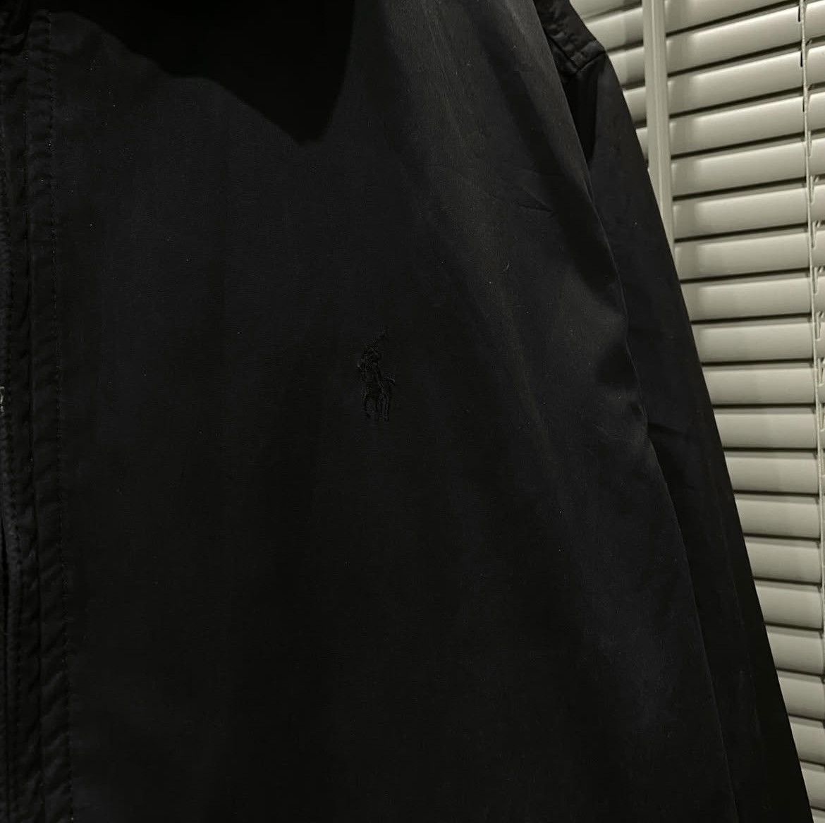 Polo Ralph Lauren Vintage Polo Ralph Lauren Black On Black Logo Jacket Black Size US XL / EU 56 / 4 - 3 Thumbnail