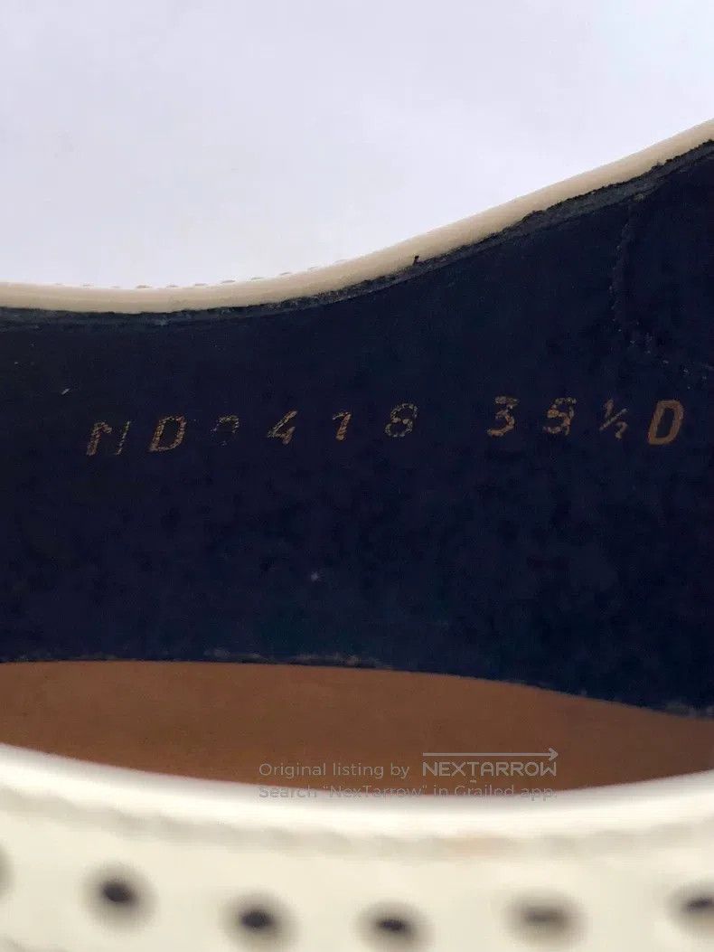 Dior Dior Black and white colour block Baroque carved lace-up c Size US 5 / IT 35 - 6 Thumbnail