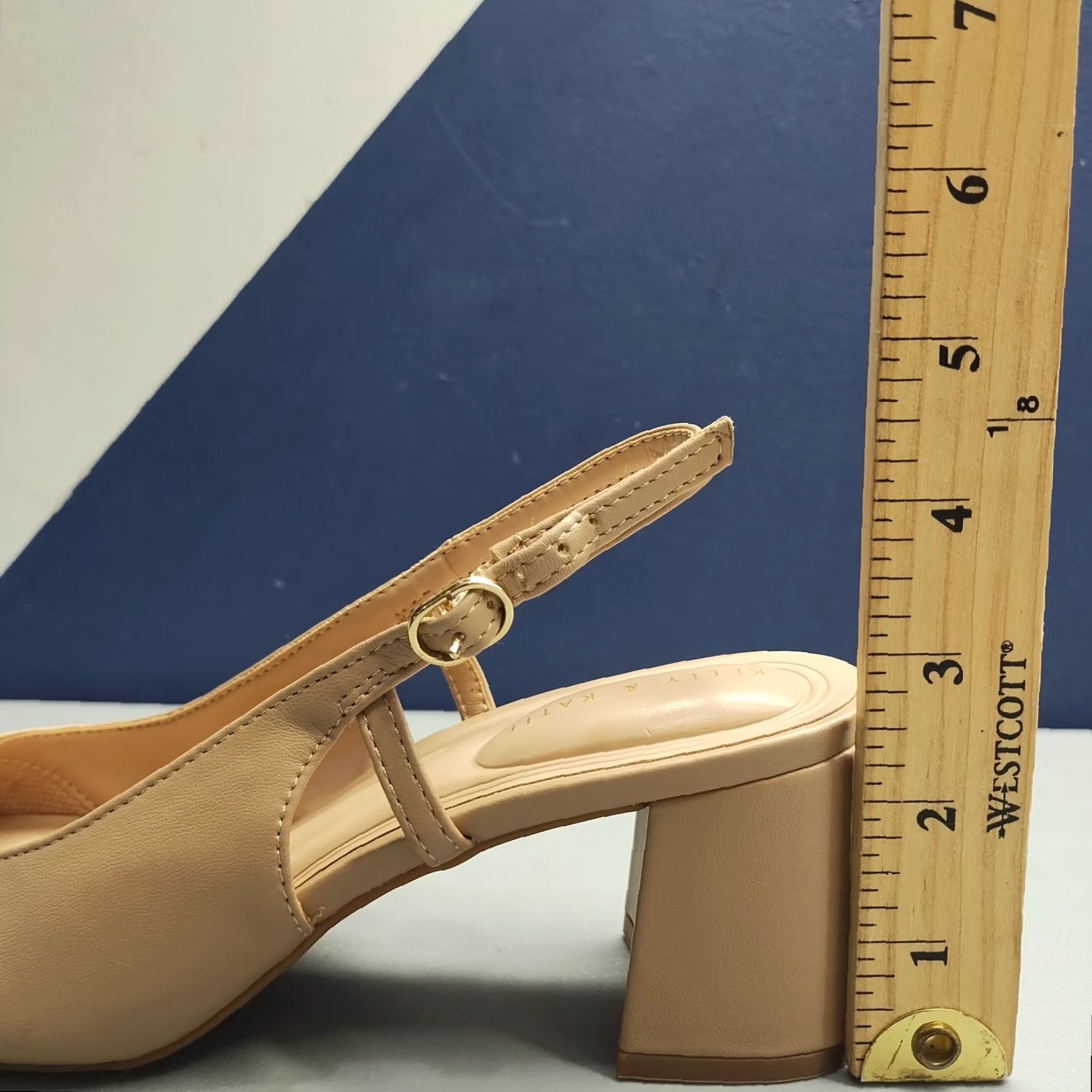 Vintage Kelly & Katie Eliana Slingback Pump Womens US 7M Brown & Black Ankle Buckle Strap Size Womens Size US 7 / IT 37 - 8 Thumbnail