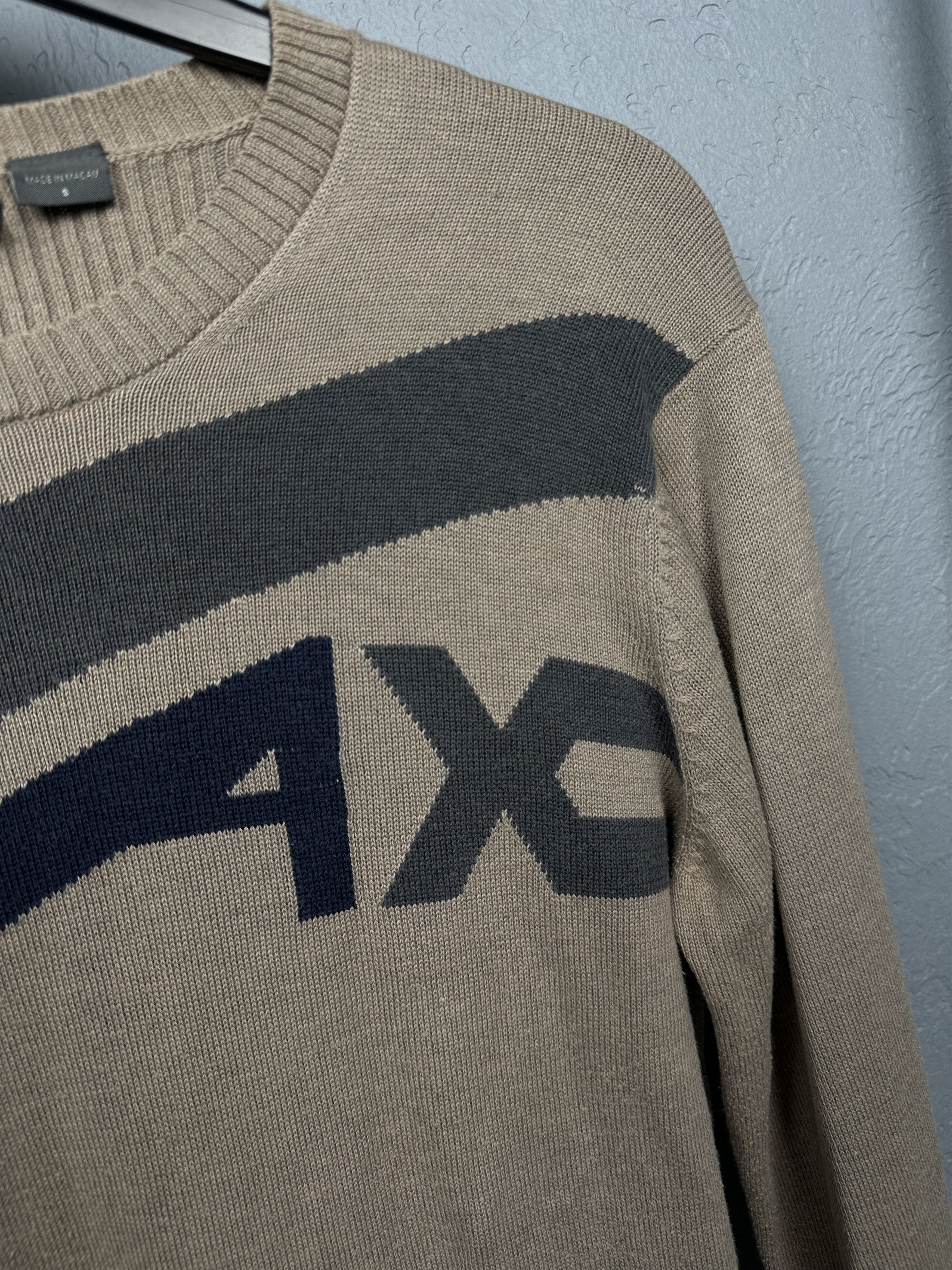 Armani × Armani Exchange × Vintage Armani Exchange Vintage Mens Crew Neck Sweater Size US S / EU 44-46 / 1 - 3 Thumbnail