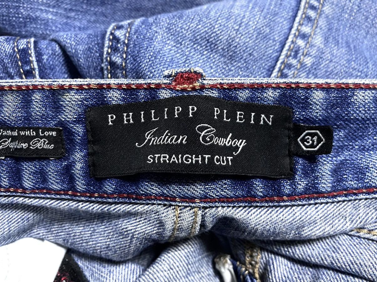 Philipp Plein Rare Philipp Plein Casino Washed Distressed Embroidered Logo Size US 31 - 19 Thumbnail