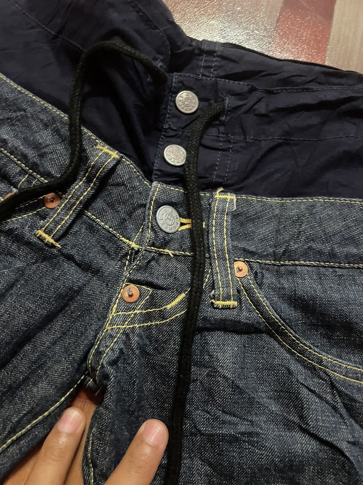 Other Yen Jeans Double Waist Every Garment Guarantee made in japan Size 30" / US 8 / IT 44 - 12 Thumbnail