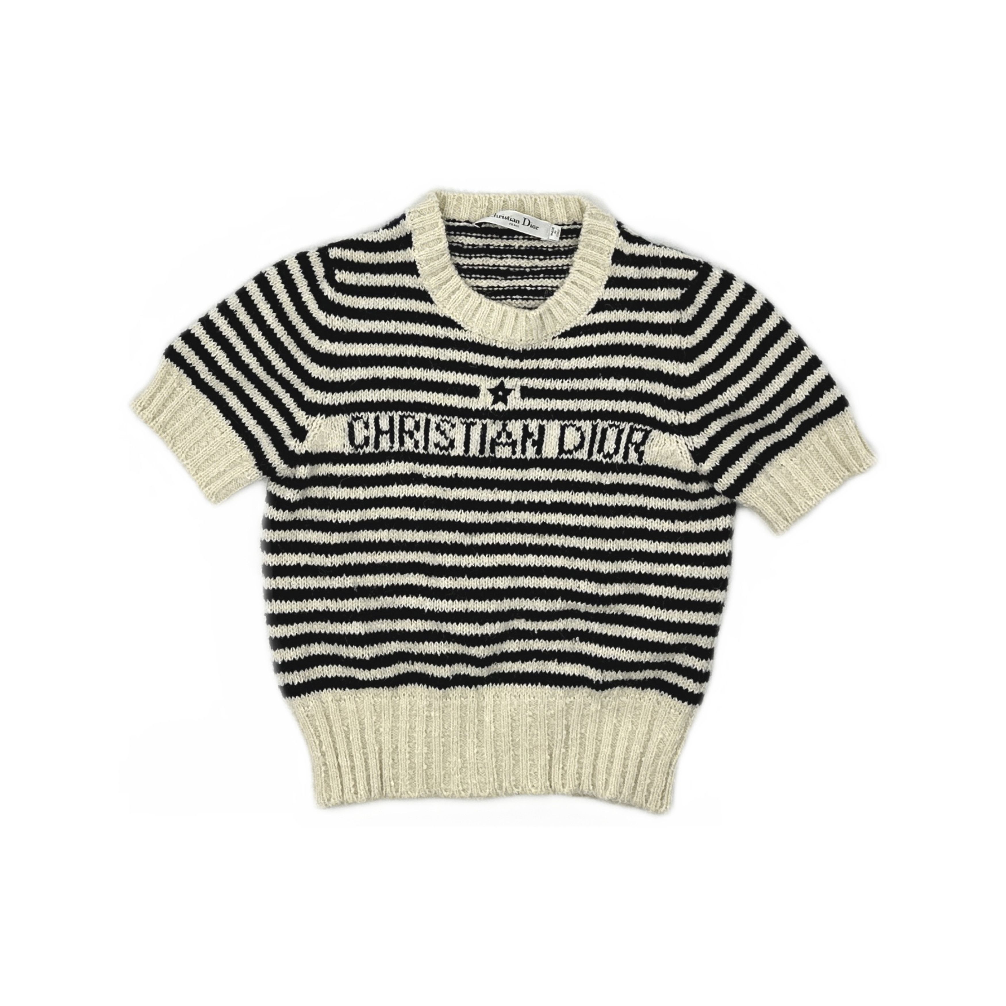 Dior Dior Striped Logo Knit Sweater Size 36 Size XS / US 0-2 / IT 36-38 - 1 Thumbnail