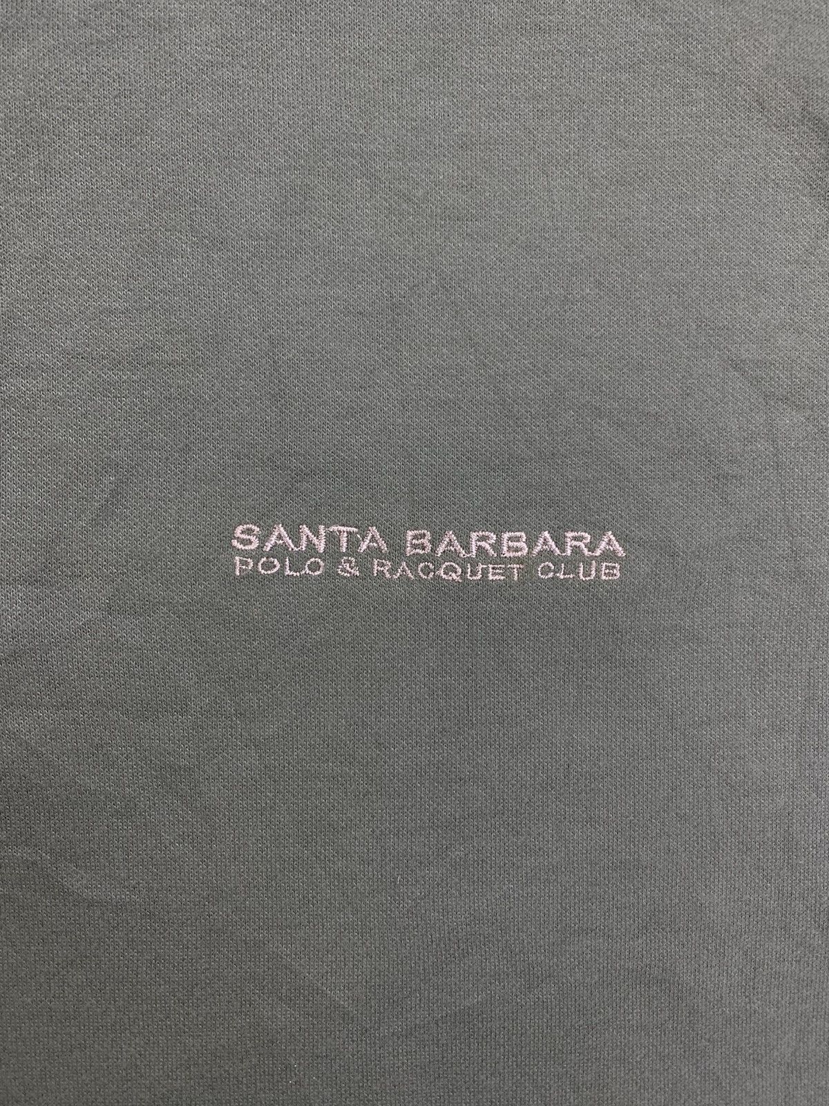 Vintage 90s Santa Barbara Polo Club Halfzipper Shirt