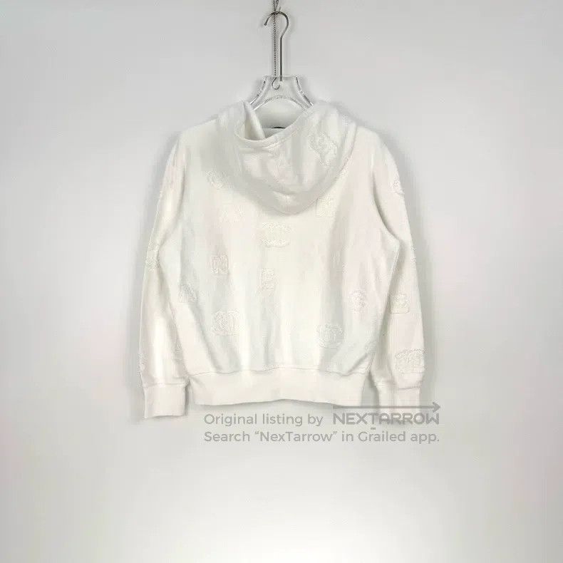 Chanel Chanel White letter logo towel material hooded sweatshirt Size M / US 6-8 / IT 42-44 - 3 Thumbnail