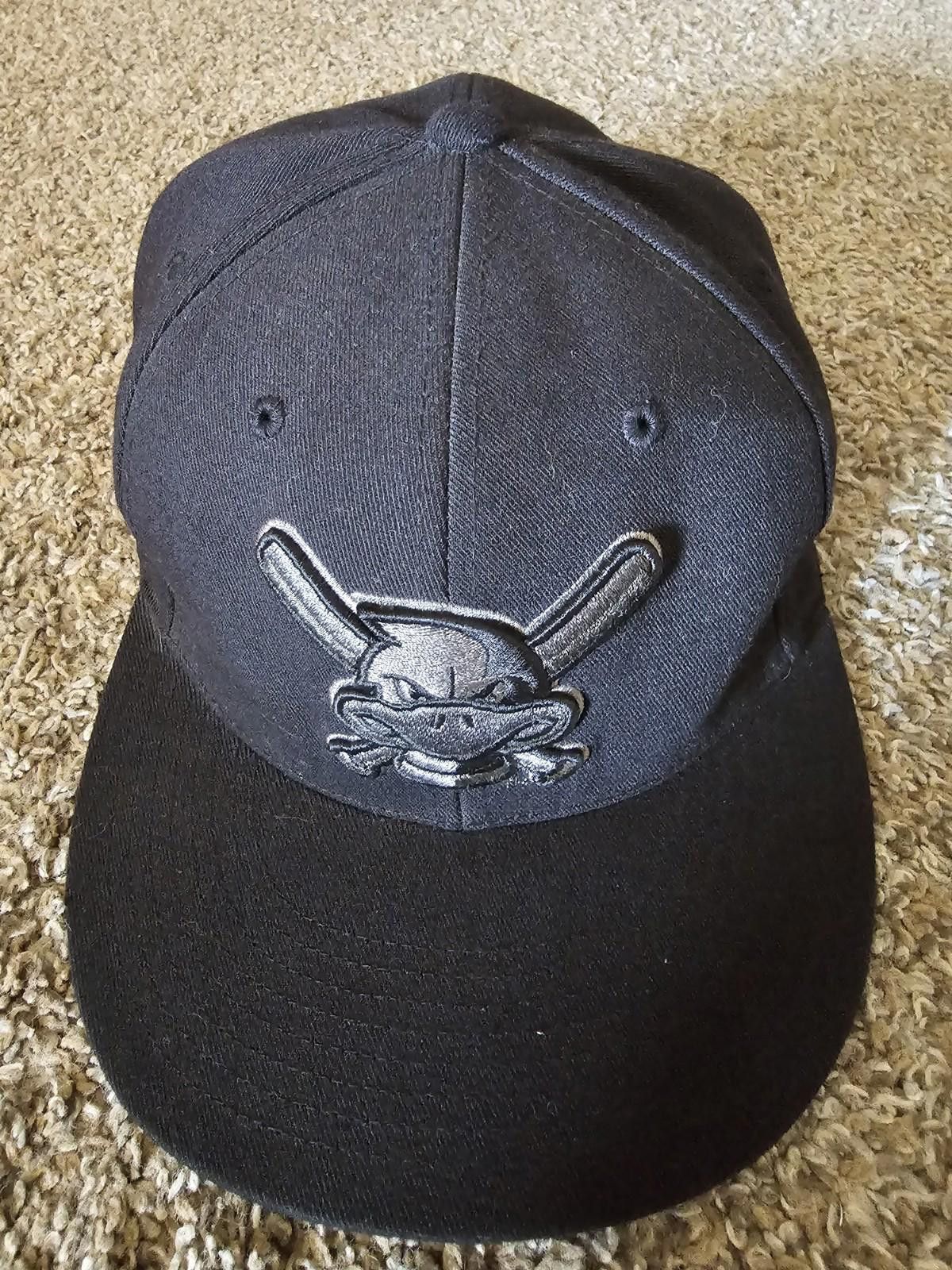Designer Madison Mallards Pro L.I.D. O SERIES fitted hat L/XL Black Size ONE SIZE - 2 Thumbnail