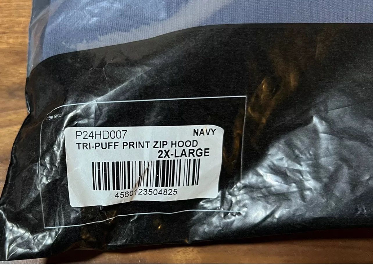 Palace Palace Tri-Puff Print Zip Hoodie Navy Hooded Sweatshirt XXL Size US XXL / EU 58 / 5 - 7 Thumbnail