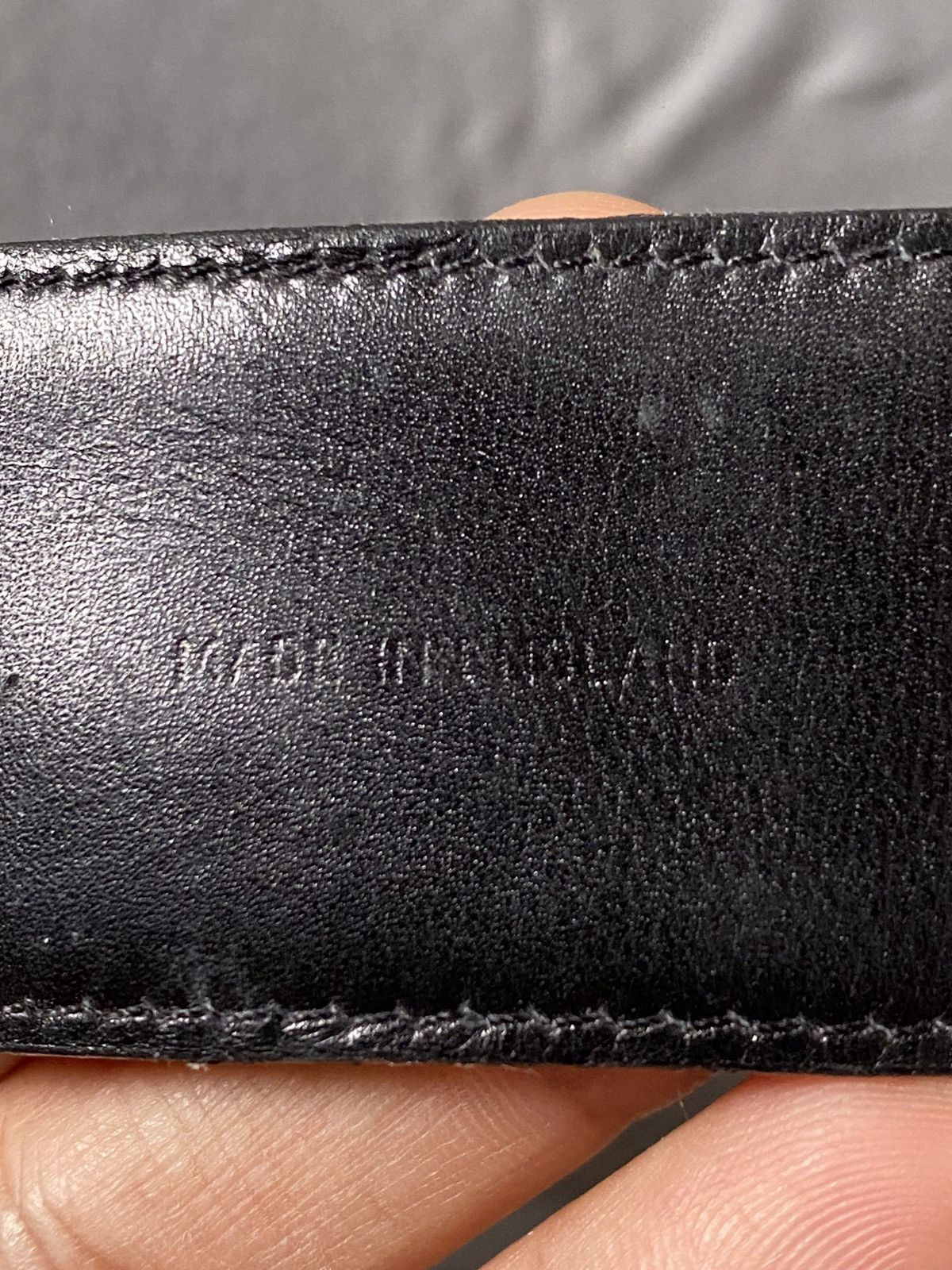 Alfred Dunhill Dunhill leather belt logo buckle Size ONE SIZE - 6 Thumbnail