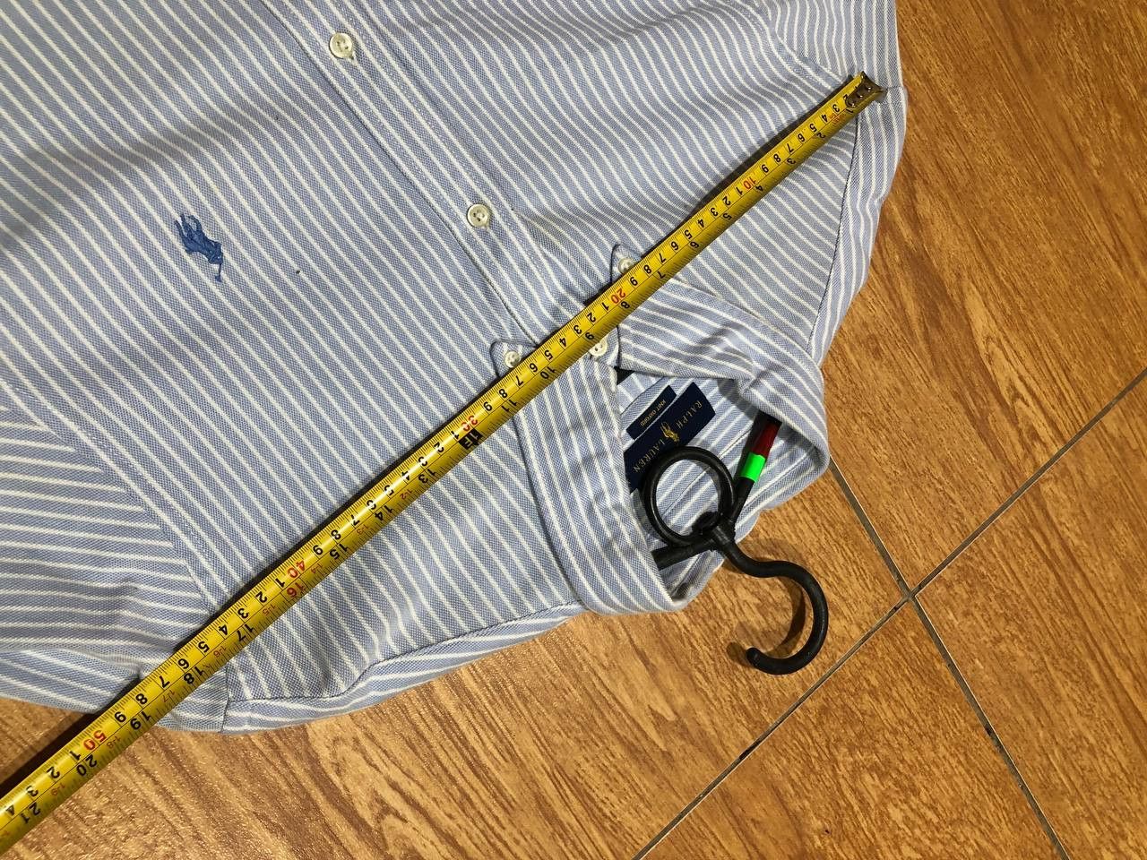 Polo Ralph Lauren Polo Ralph Lauren logo Striped Knit Oxford Shirt Size US XL / EU 56 / 4 - 8 Thumbnail