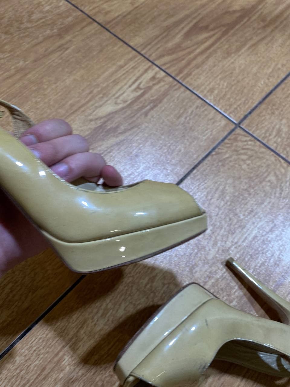 Jimmy Choo Heels Jimmy Choo vintage streewear Y2K luxury beige Size US 5 / IT 35 - 15 Thumbnail