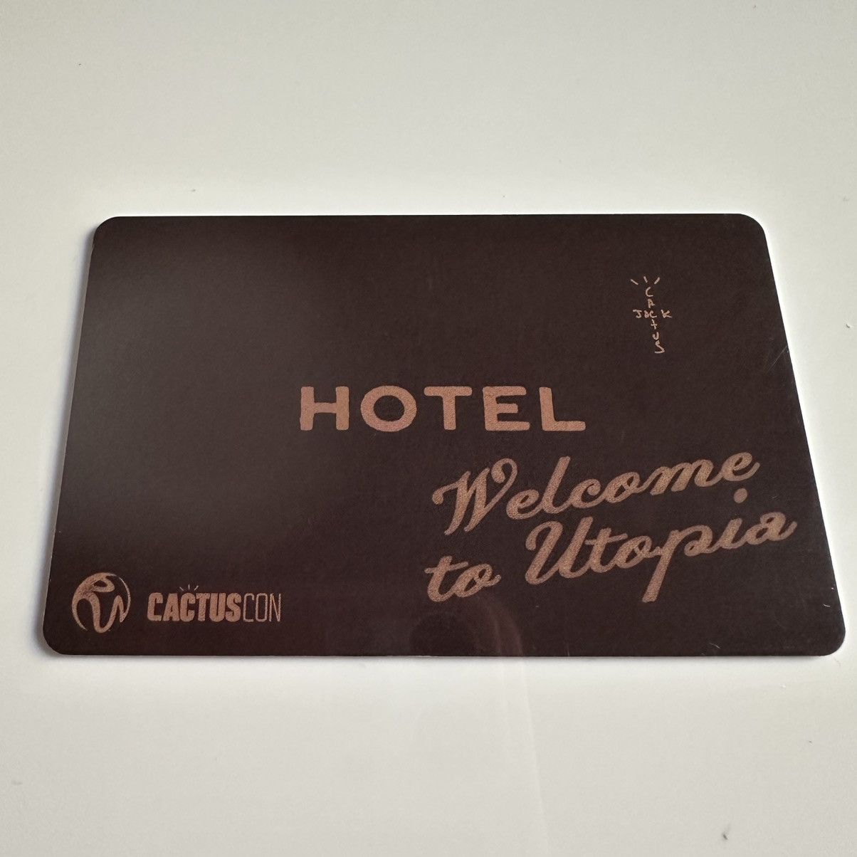 Travis Scott Cactuscon 2024 hotel keycard Size ONE SIZE - 1 Thumbnail