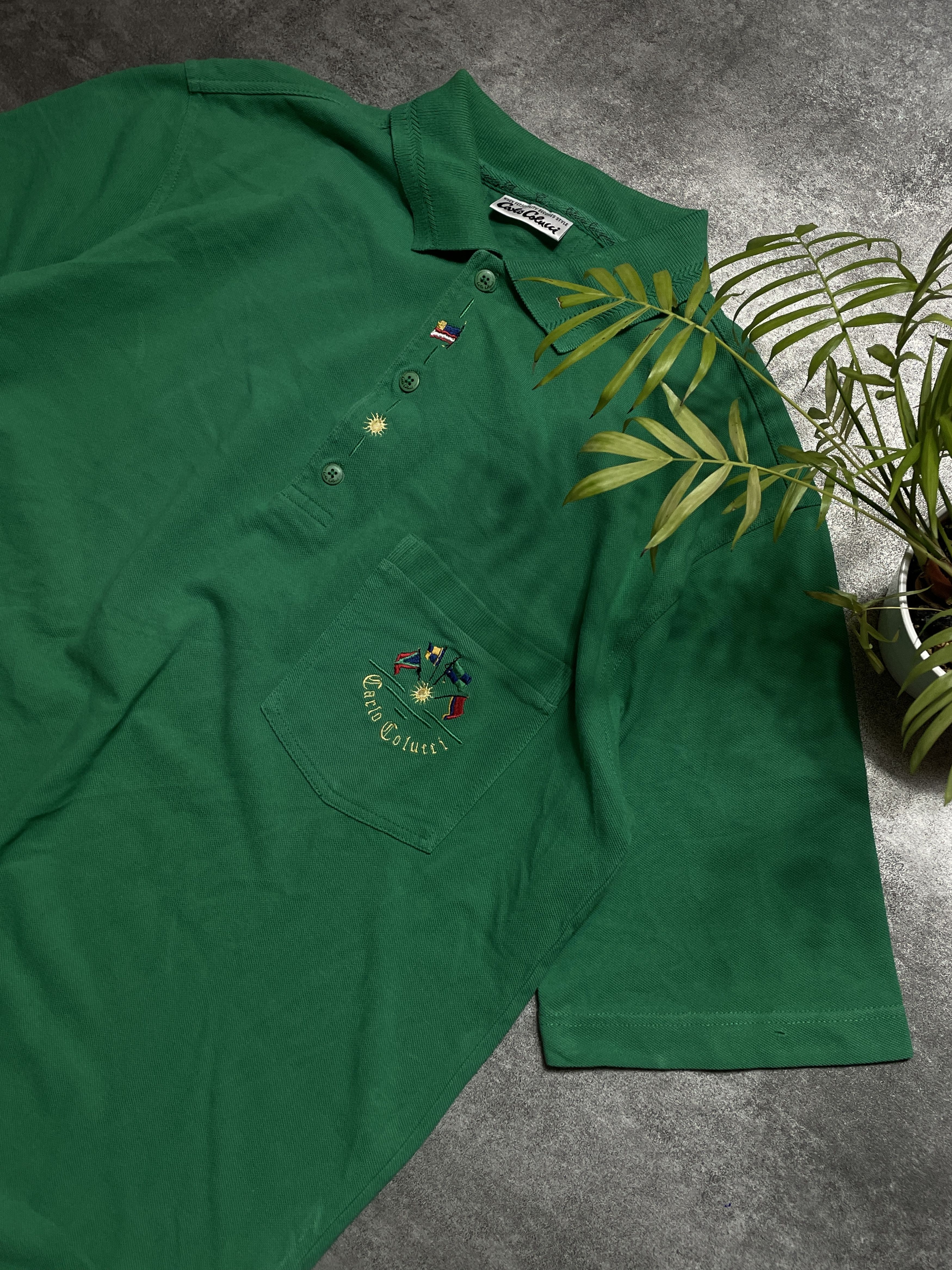 Carlo Colucci ❗️RARE❗️Carlo Colucci Vintage 90s Polo T-Shirt Size US XL / EU 56 / 4 - 2 Thumbnail