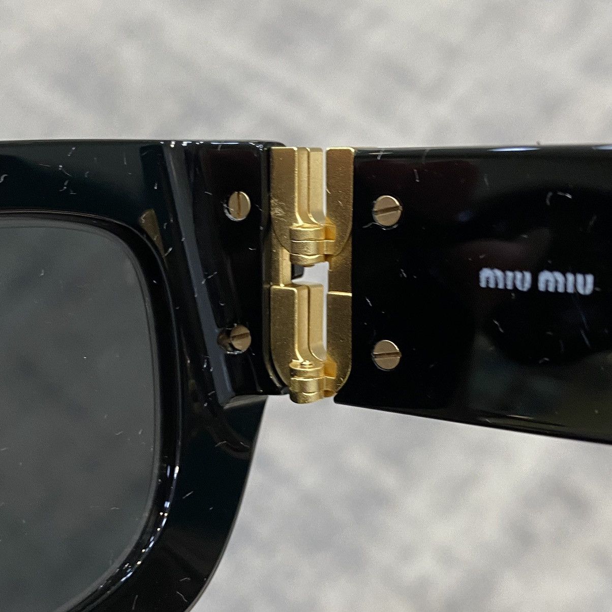 Miu Miu MIU MIU MU 09WS 1AB5S0 Sunglasses Size ONE SIZE - 4 Thumbnail