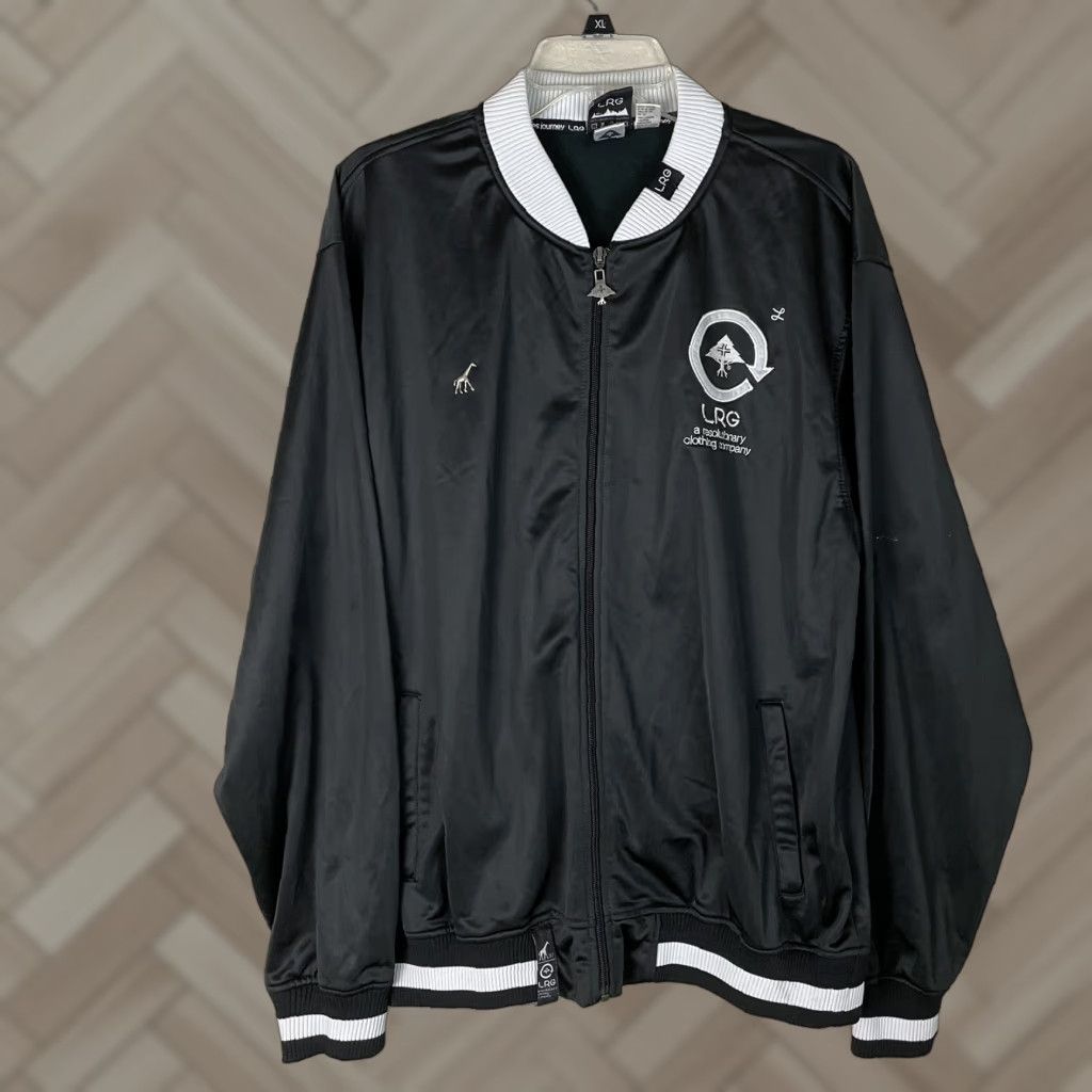 LRG Lifted Research Group Jacket Size XL Bomber Jacket Men Multicolor